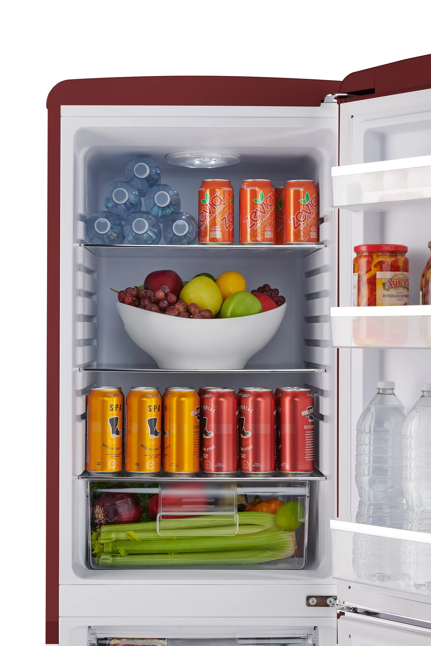 iio 7 cu. ft. Retro refrigerator with bottom freezer - Womvr