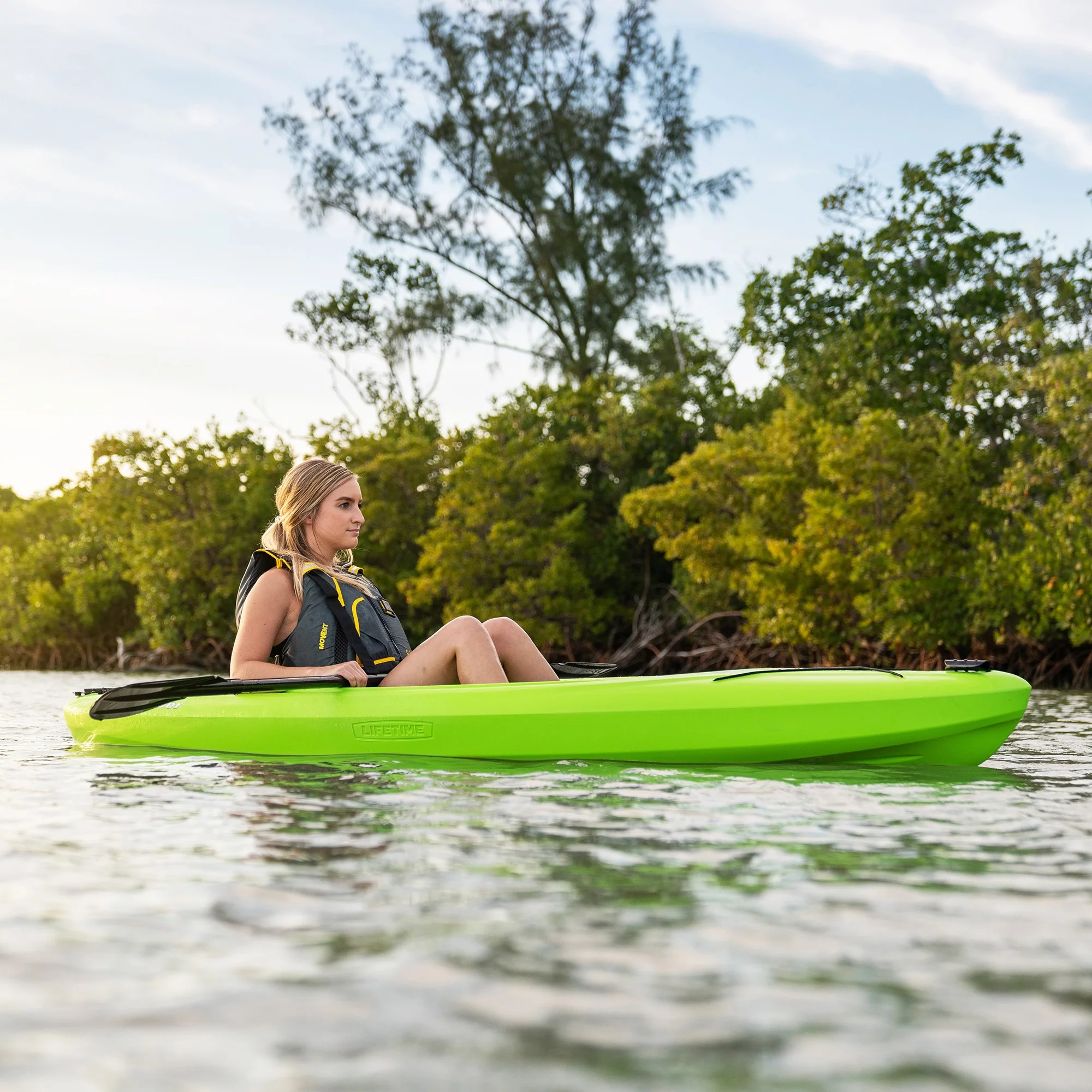 Lifetime Pacer 8 ft. Sit-Inside Kayak, Green (91032) - Womvr