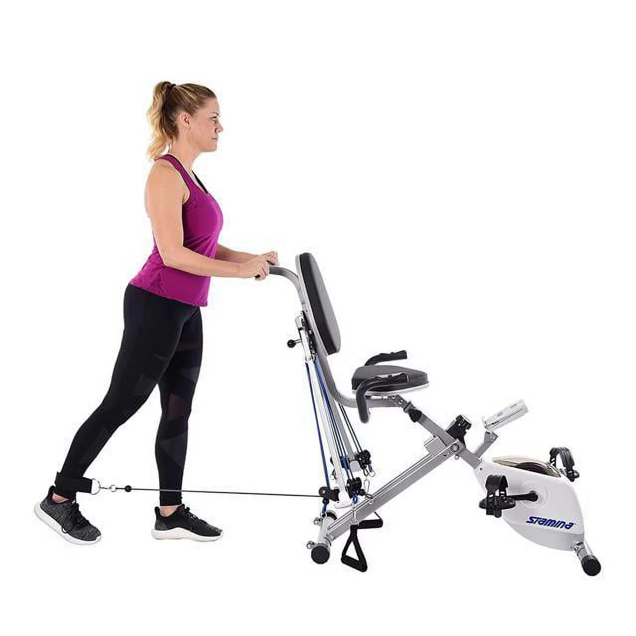 Stamina Strength System Magnetic Resistance Training Exercise Bike - Womvr