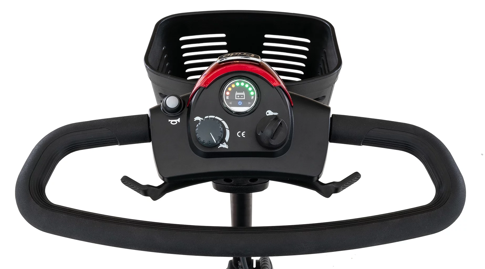 Go-Go Elite Traveller 3-wheel Scooter-Red-12AH Battery - Womvr