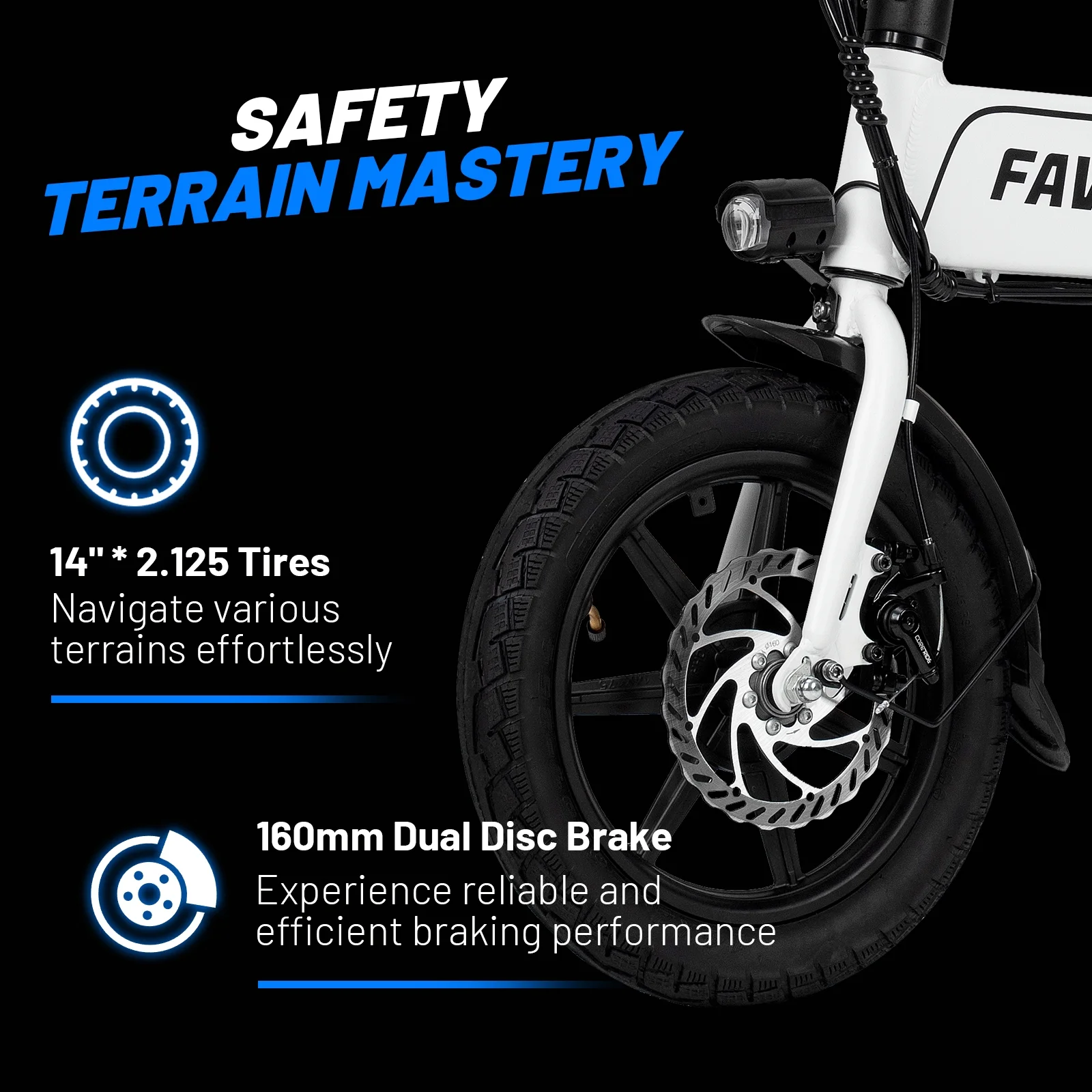 Favoto Folding Electric Bike for Adults - Lightweight 38LBS Ebike with 36V10.4Ah Removable Battery, Range 45 Miles Electric Bicycle Commuting - Womvr