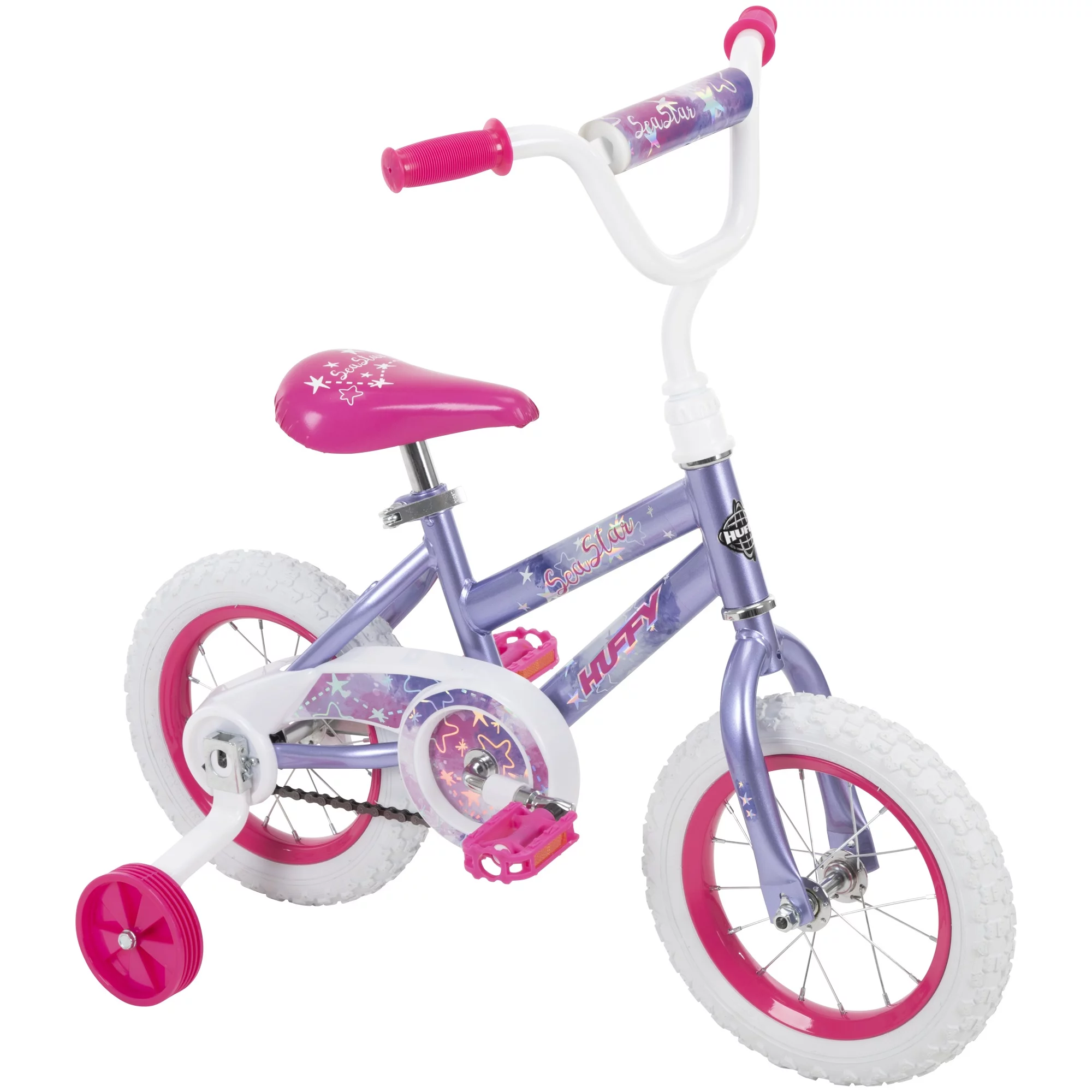 Huffy 12 In. Sea Star Girl's Sidewalk Bike, Lilac Purple - Womvr
