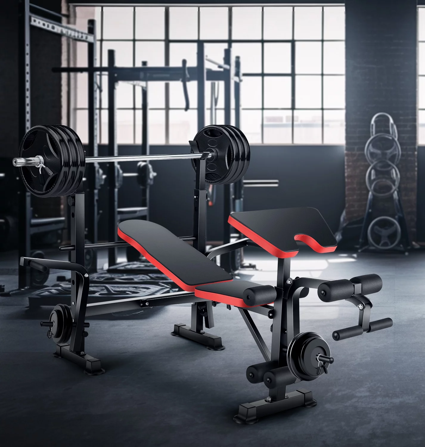 UBesGoo Wooden 3-Shelf Bookcase Bookshelf with Cabinet, Floor Standing Display Cabinet Rack with Legs, Coffee Finish - Womvr