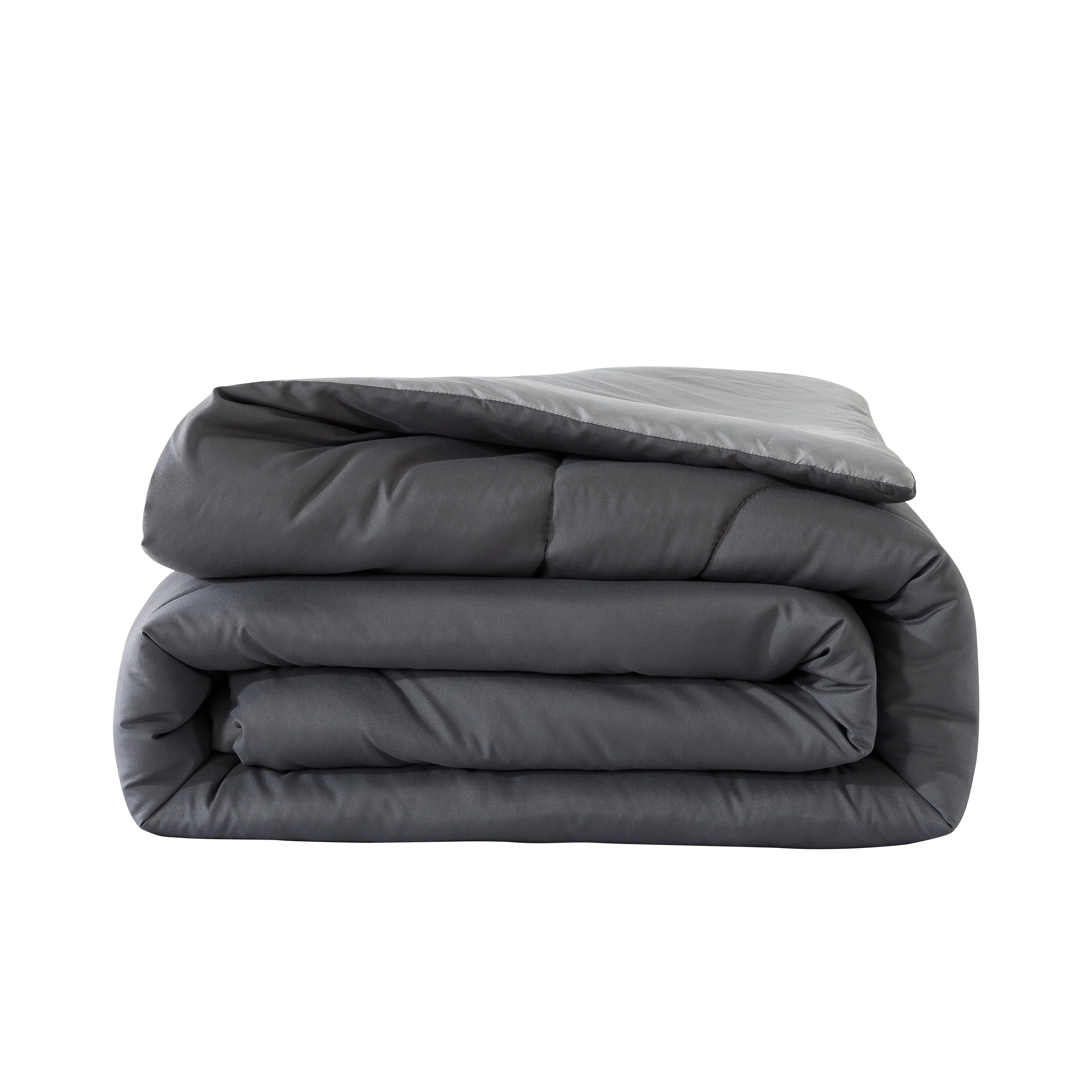 Mainstays Reversible Microfiber Comforter, Navy, Twin/Twin XL, Adult, Unisex - Womvr
