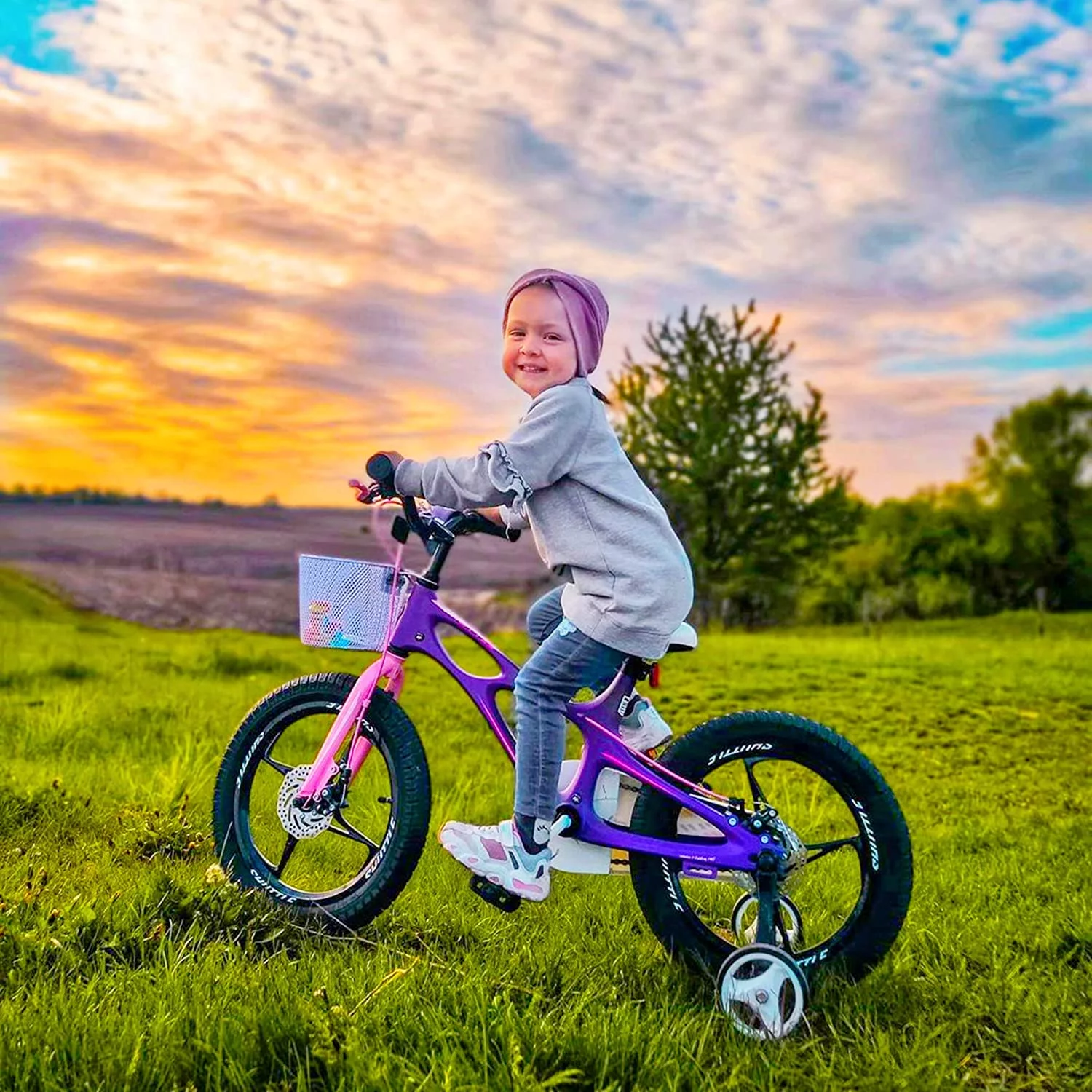 RoyalBaby 18 inch Magnesium Space Shuttle Kid's Bike, White - Womvr