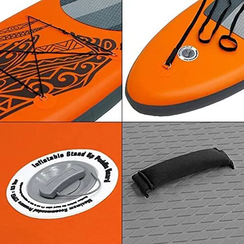 JSP Stand Up Inflatable Paddle Board 10.5' SUP Blow Up Boat 330 lb Capacity - Womvr