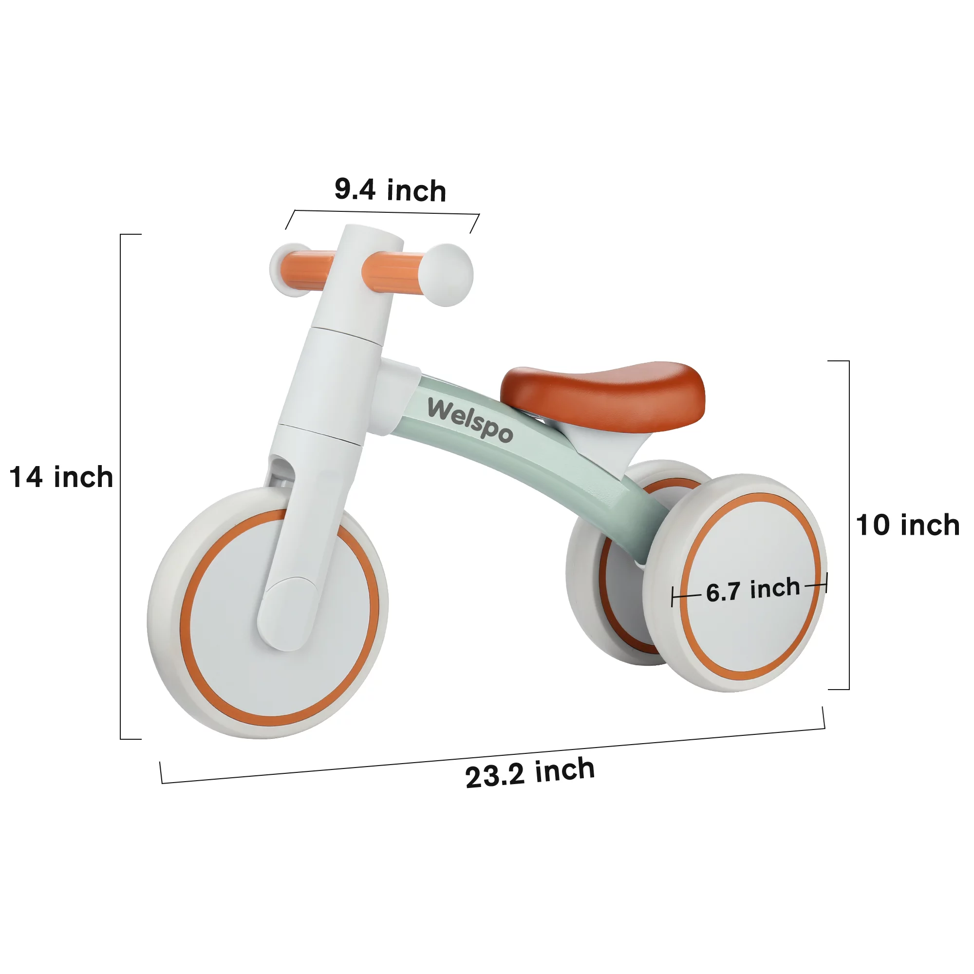Baby Balance Bike, Mini Bike for Ages 10 Months to 3 Years, Infant Walker fo Boy and Girl First Birthday Gifts - Womvr