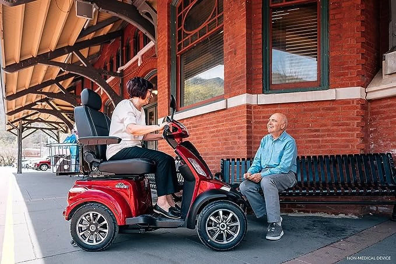 Pride Mobility Baja Raptor 2 4-Wheel Recreational Scooter with Extended Warr (Matte Black with Pink Insert) - Womvr