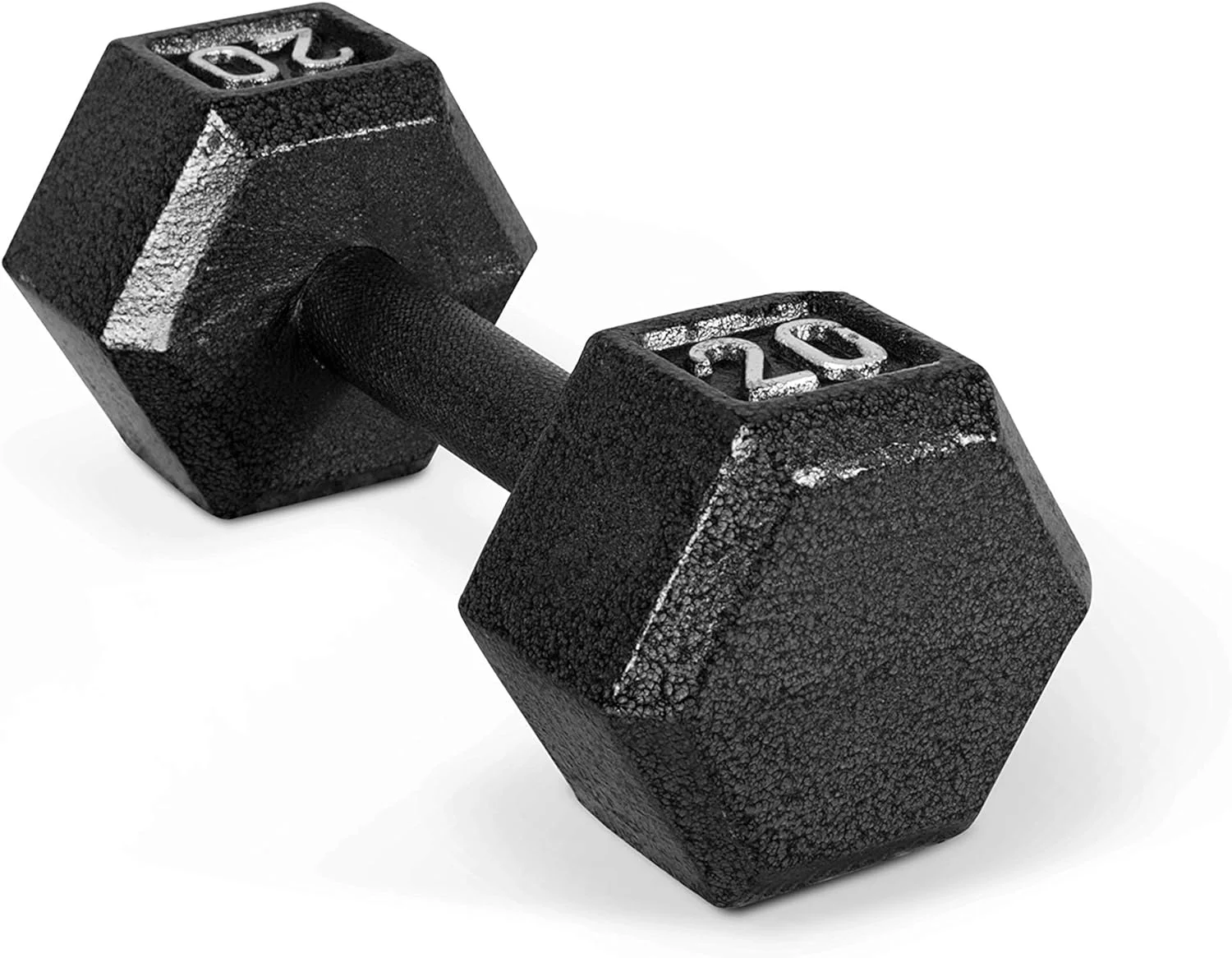 CAP CAST IRON HEX DUMBBELL, BLACK, Single - Womvr