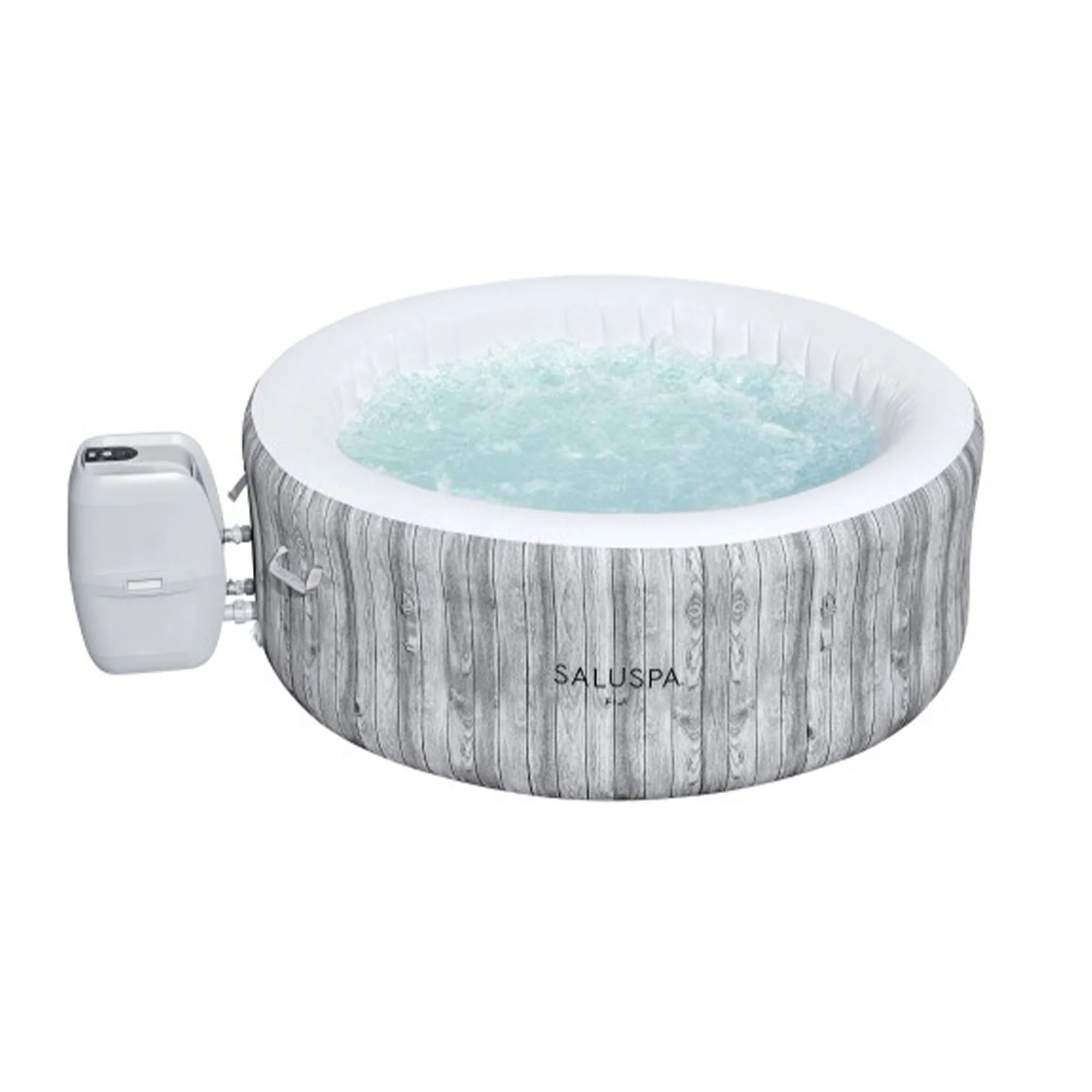 Bestway SaluSpa Cancun AirJet Inflatable Hot Tub with 120 Jets, Gray - Womvr