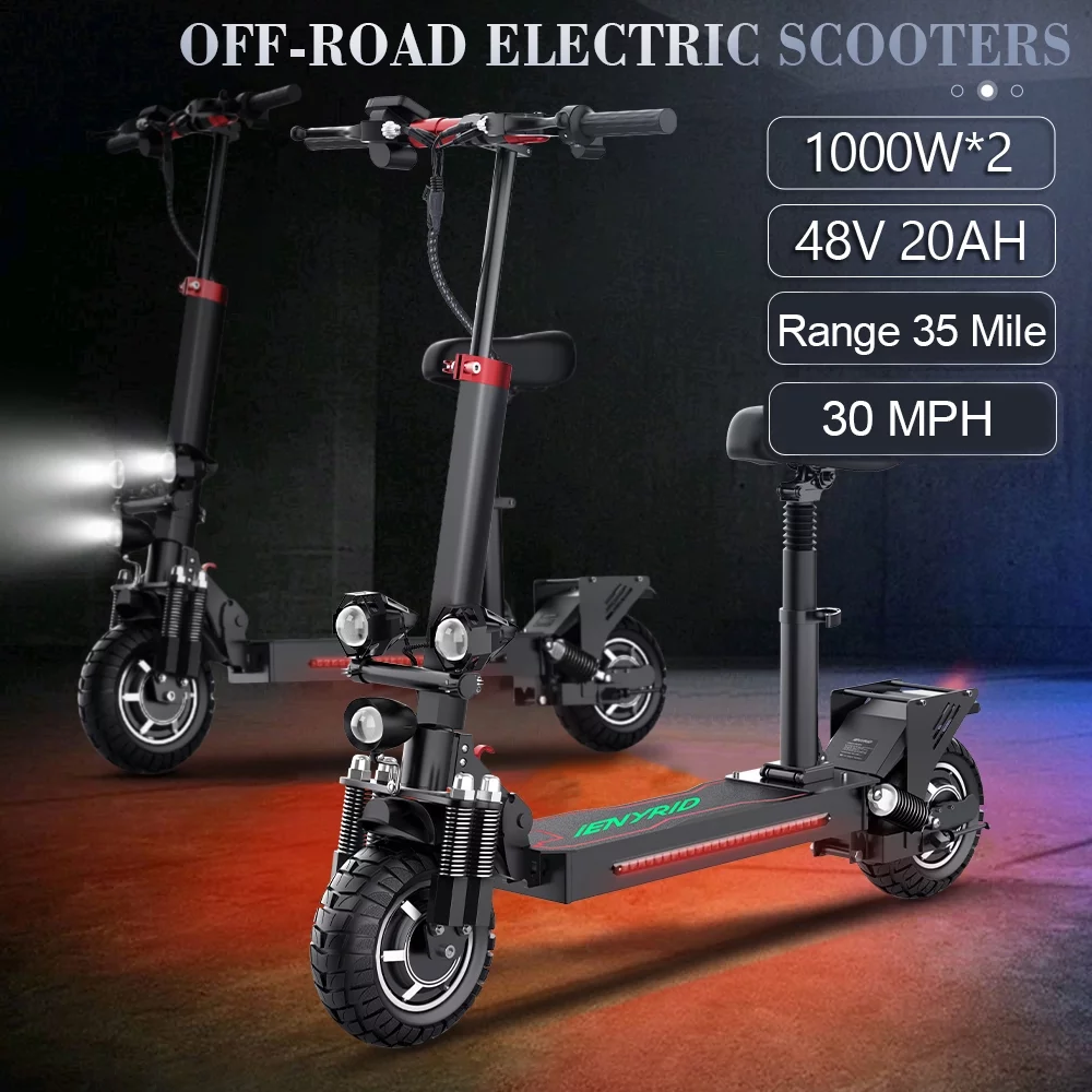 Electric Scooter 28 mph & 25 Miles 700W Kick Scooter, 10