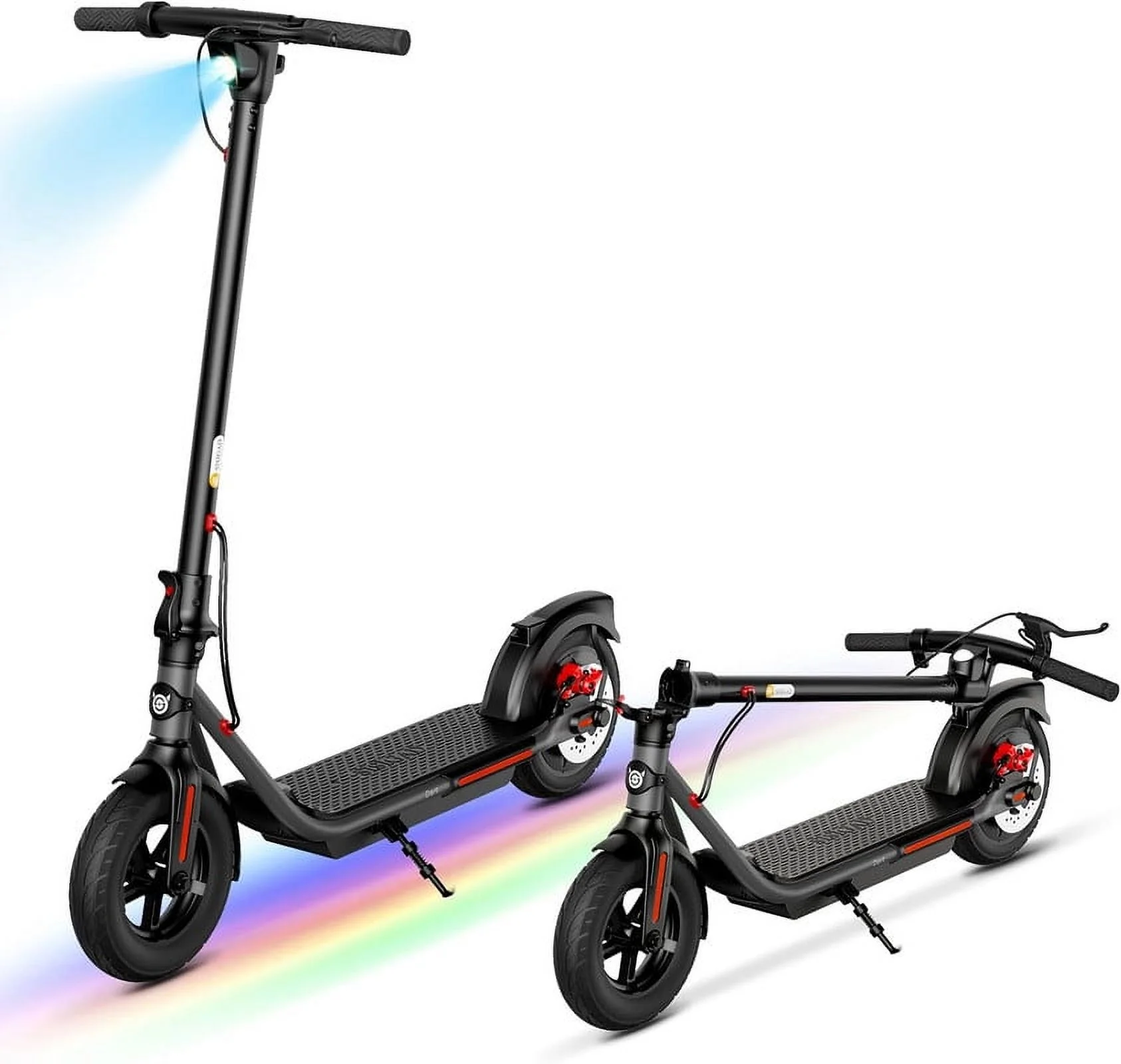 SISIGAD Adults Foldable Kick Scooter, Peak 500W Electric Commuter Scooter, 8.5
