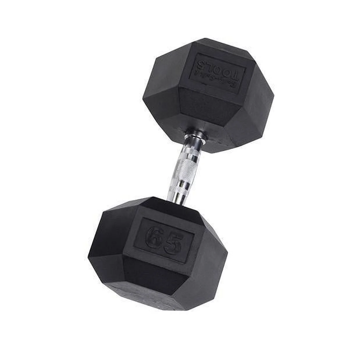 Rubber Coated Hex Dumbbells 55 lb. - Womvr