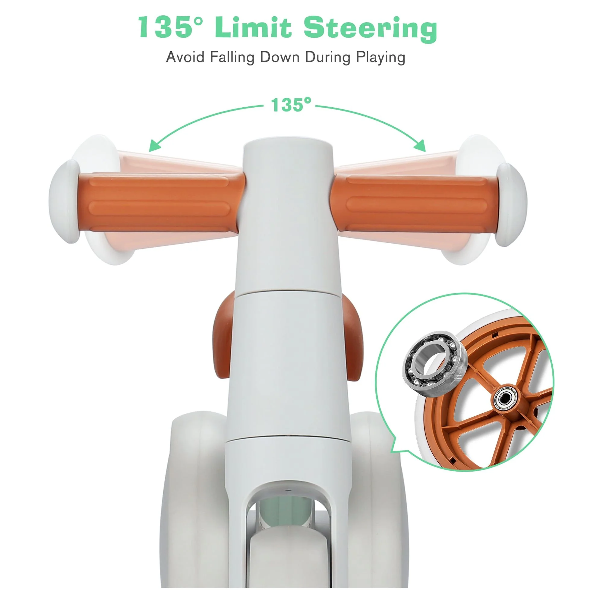 Baby Balance Bike, Mini Bike for Ages 10 Months to 3 Years, Infant Walker fo Boy and Girl First Birthday Gifts - Womvr