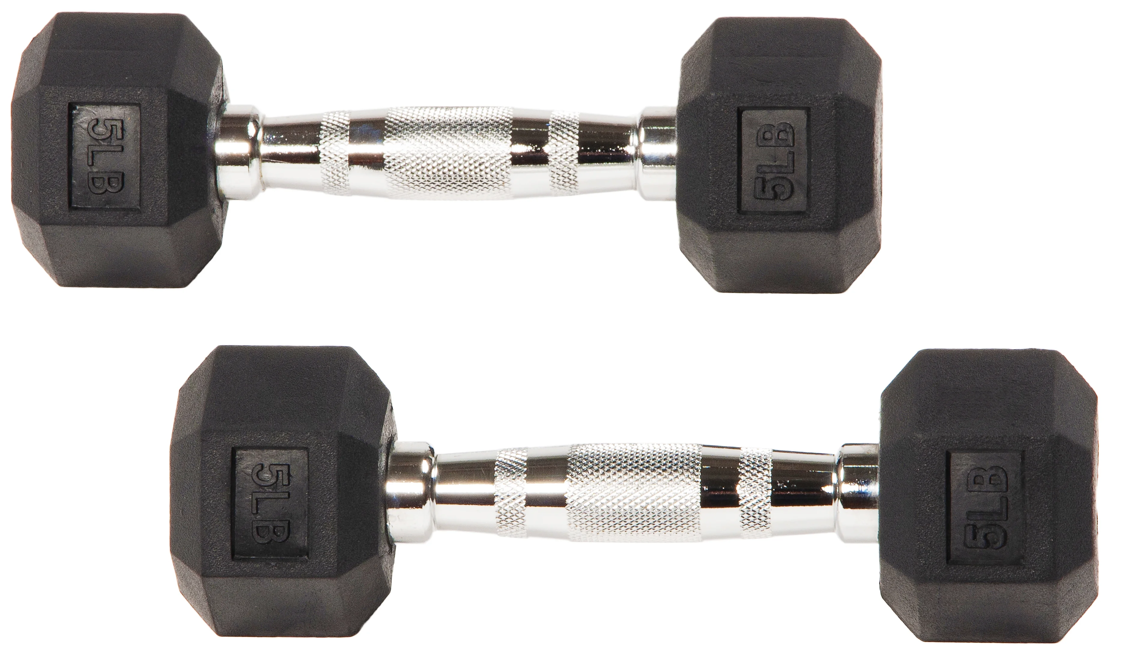BalanceFrom Rubber Encased Hex Dumbbells, 20 Lbs. Pair - Womvr