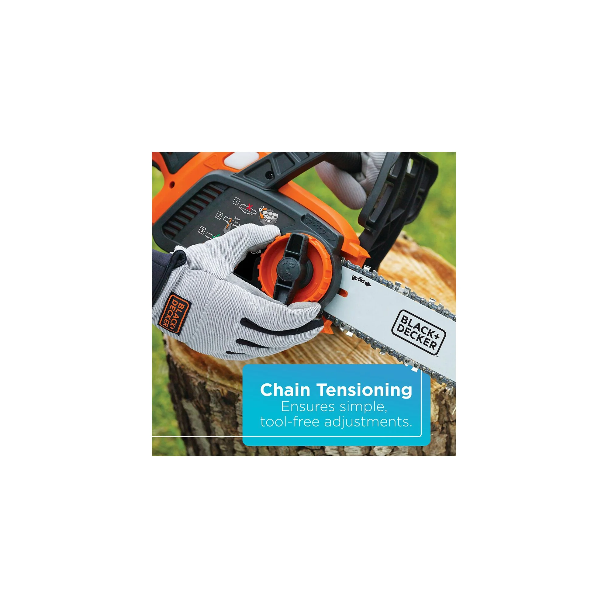 BLACK+DECKER LCS1020 20V MAX Lithium 10 in. Chainsaw - Womvr