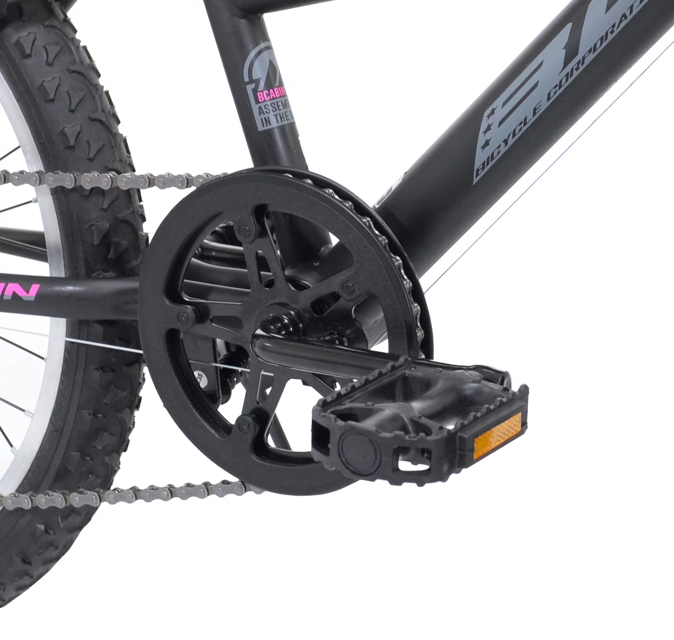 Kent 20-inch Girl's Kobra Mountain Child Bicycle, Black/Pink - Womvr