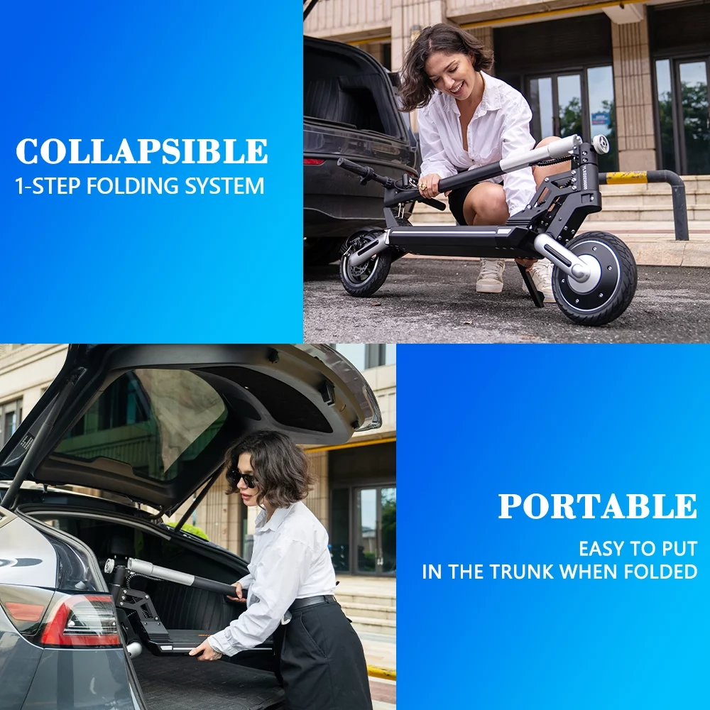 Electric Scooter 28 mph & 25 Miles 700W Kick Scooter, 10