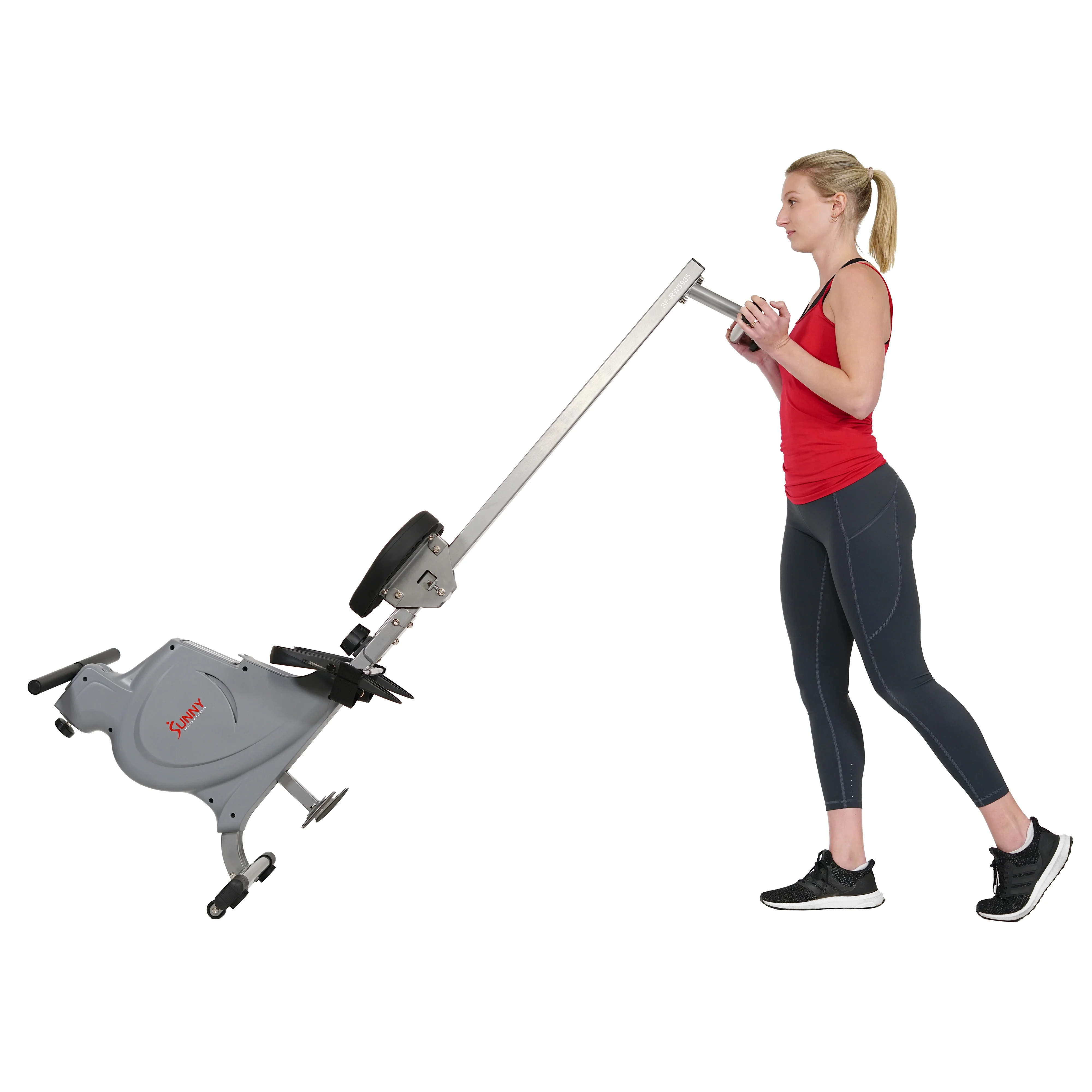 Sunny Health & Fitness Dual Rower Rowing Machine - SF-RW5935 - Womvr