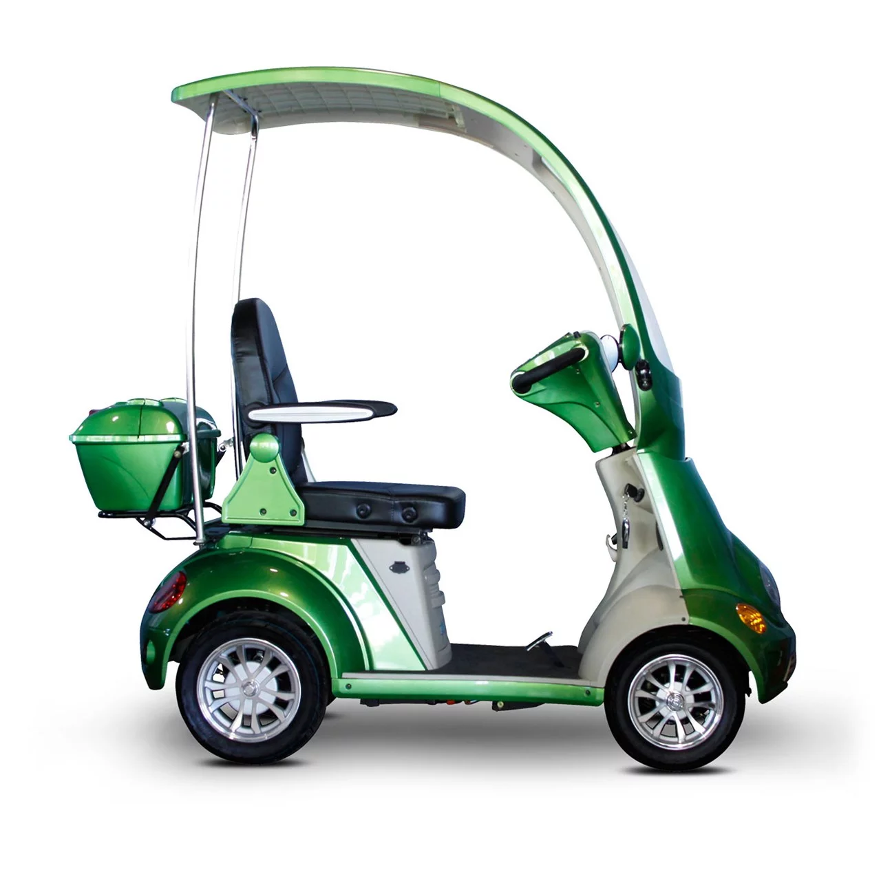 Ewheels Mobility Scooter with Canopy Color: Green - Womvr