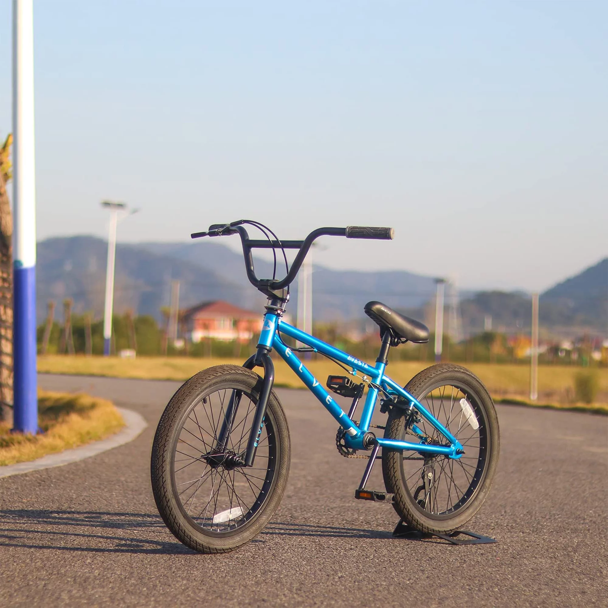 AVASTA 20 Inch Kid BMX Bicycle for Beginner Riders, Ages 8 and Up, Blue - Womvr