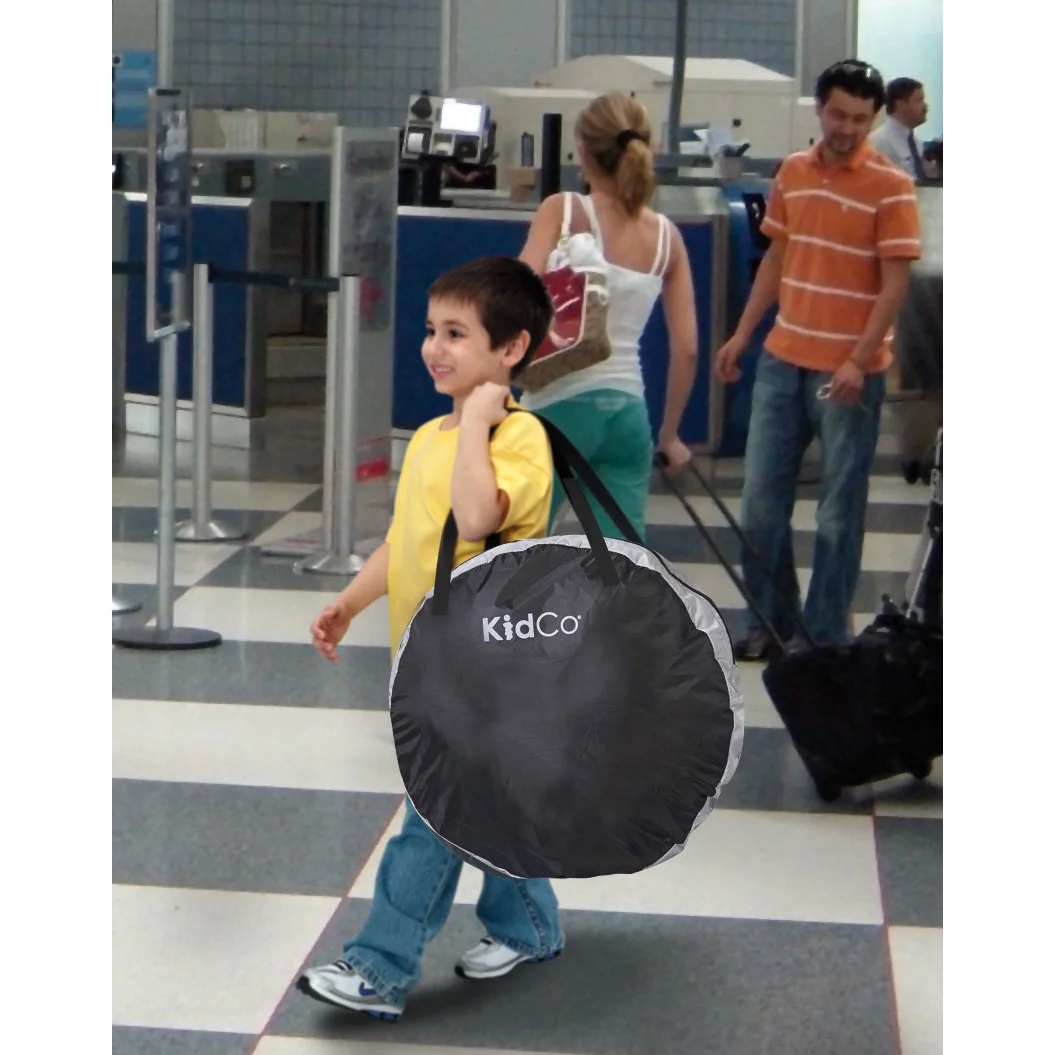 KidCo PeaPod Portable Kids Sleeping Travel Bed and Tent, Cranberry Red - Womvr