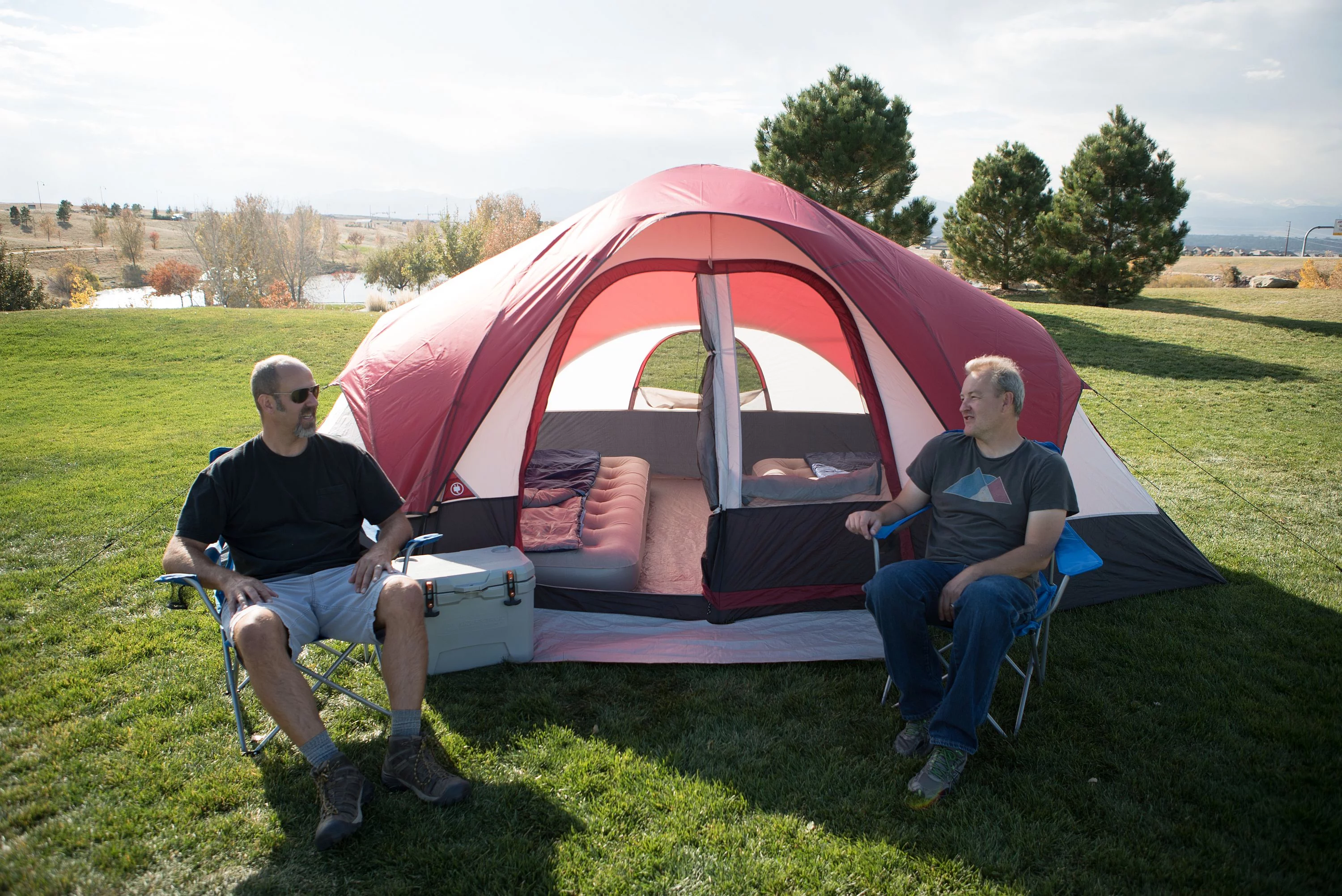 Ozark Trail 8-Person Modified Dome Tent, with Rear Window - Womvr