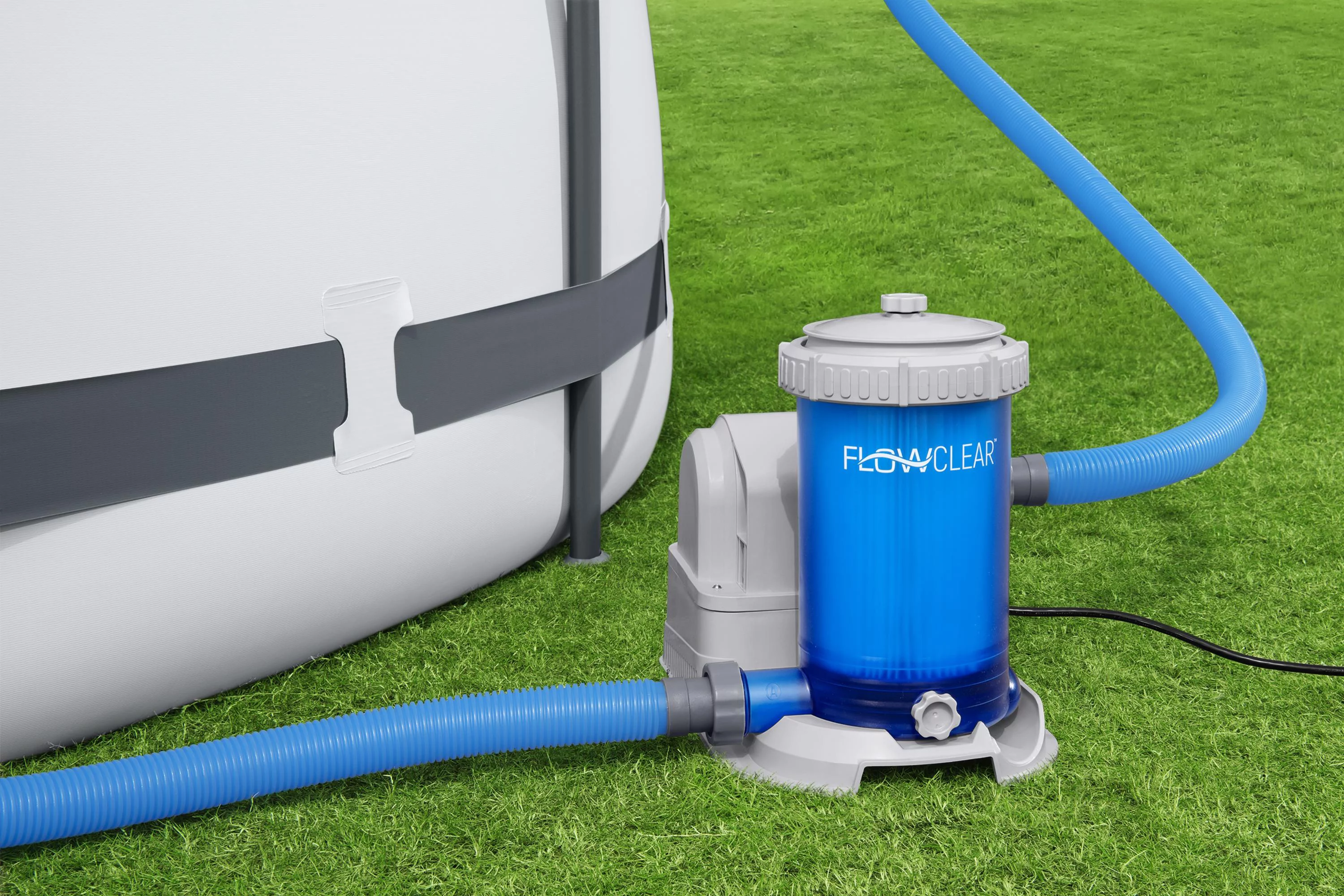 Flowclear 58671E 2,500 gal. Transparent Filter Pump - Womvr