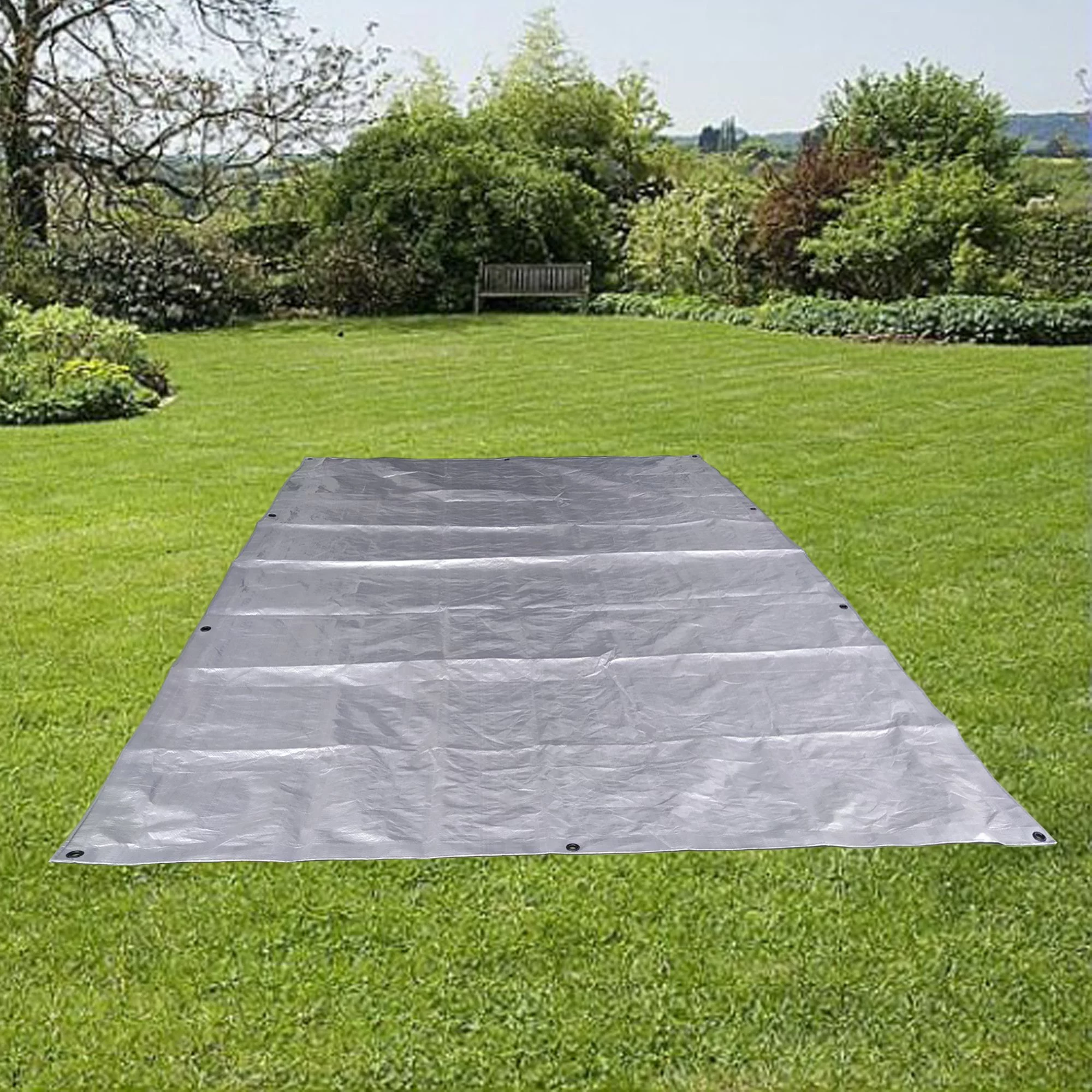 Hyper Tough Weather Resistant Medium Duty 8 x 10' Polyethylene Tarp - Womvr