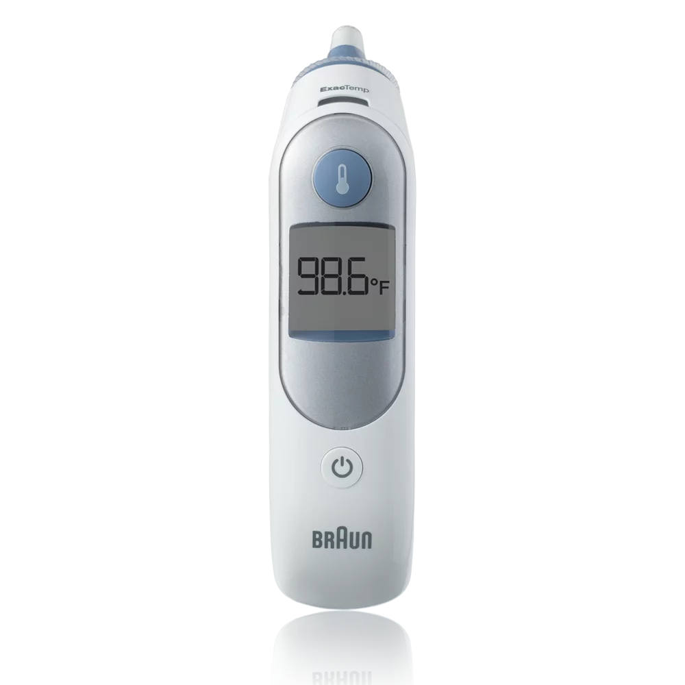 Braun ThermoScan 5 Ear Thermometer Digital Display, All Ages, White, IRT6500US - Womvr