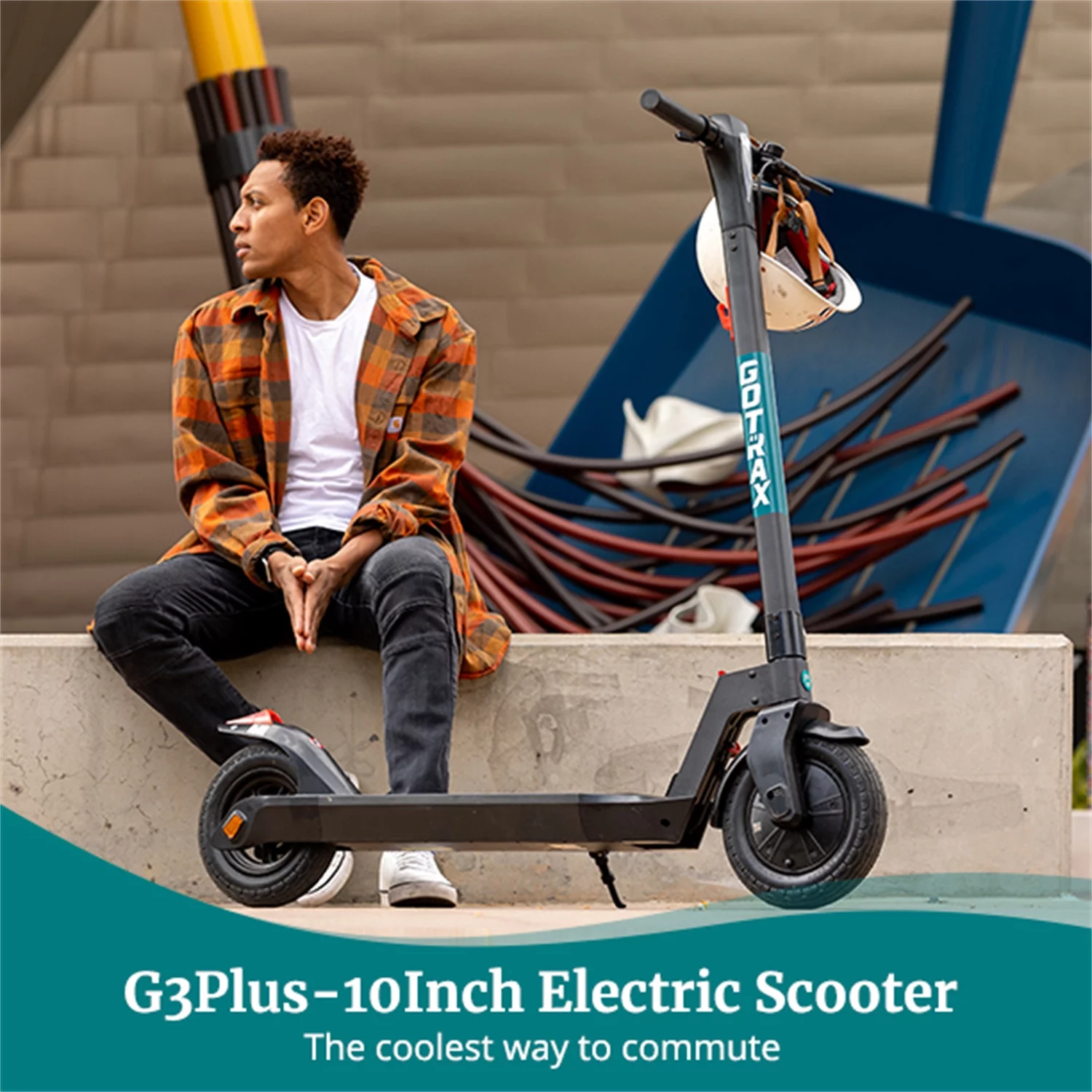 GOTRAX G3 Plus Adult Electric Scooter, 300W 10