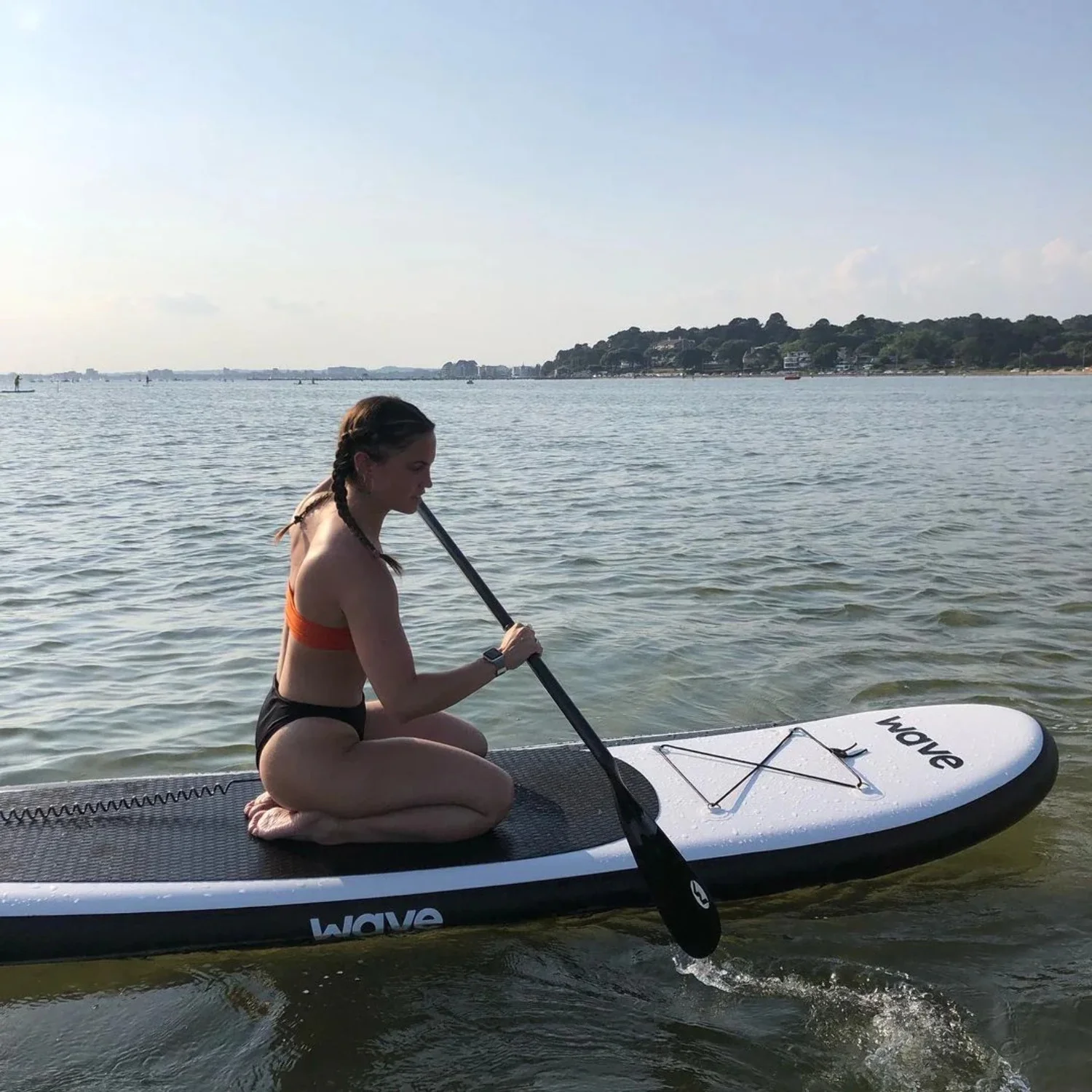Wave Classic SUP Package | White Stand Up Inflatable Paddle Board 11ft - Womvr
