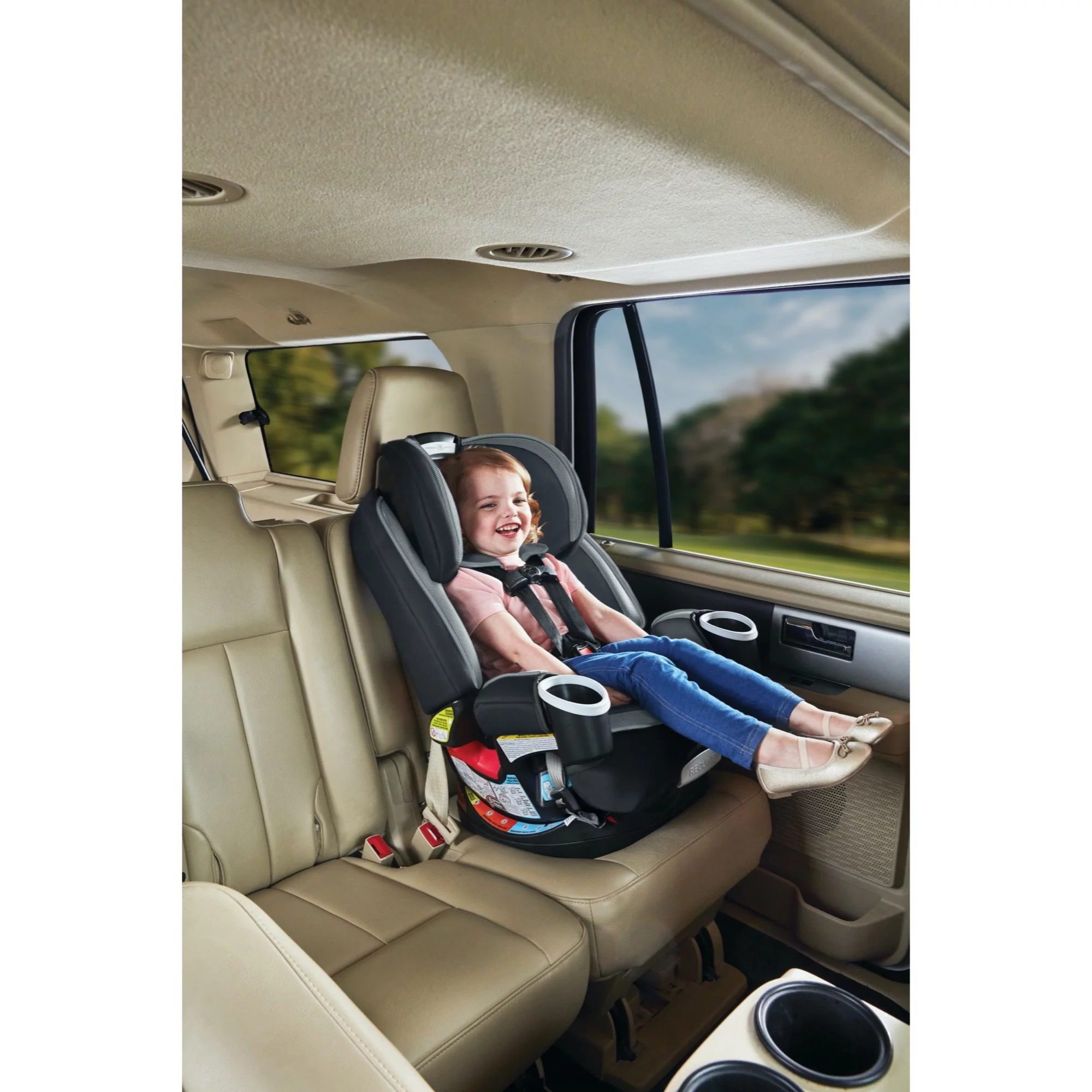 Graco 4Ever DLX 4-in-1 Convertible Car Seat, Zagg Black Waves - Womvr