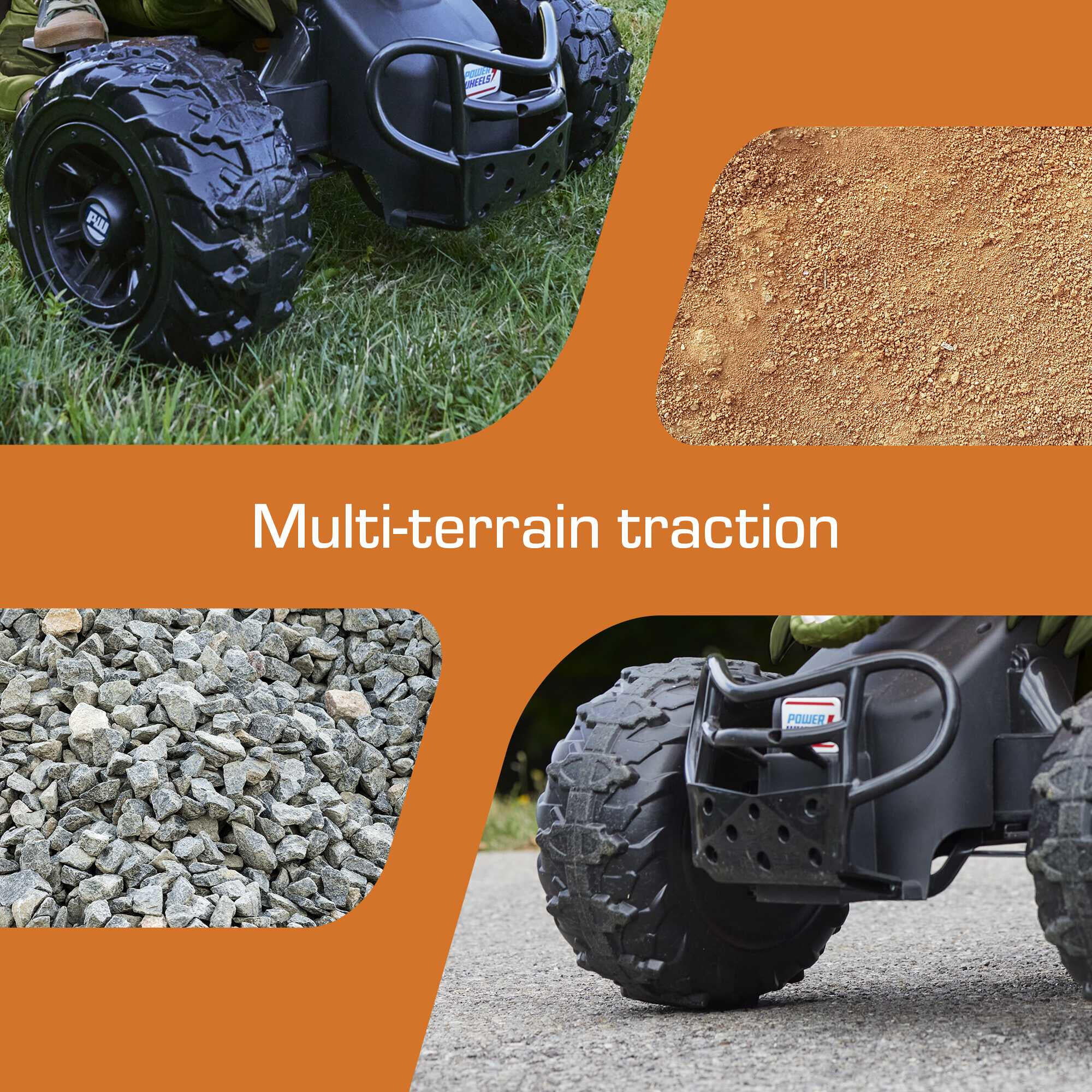 12V Power Wheels Jurassic World Dino Racer Battery-Powered Ride-On ATV Dinosaur Toy, Green - Womvr