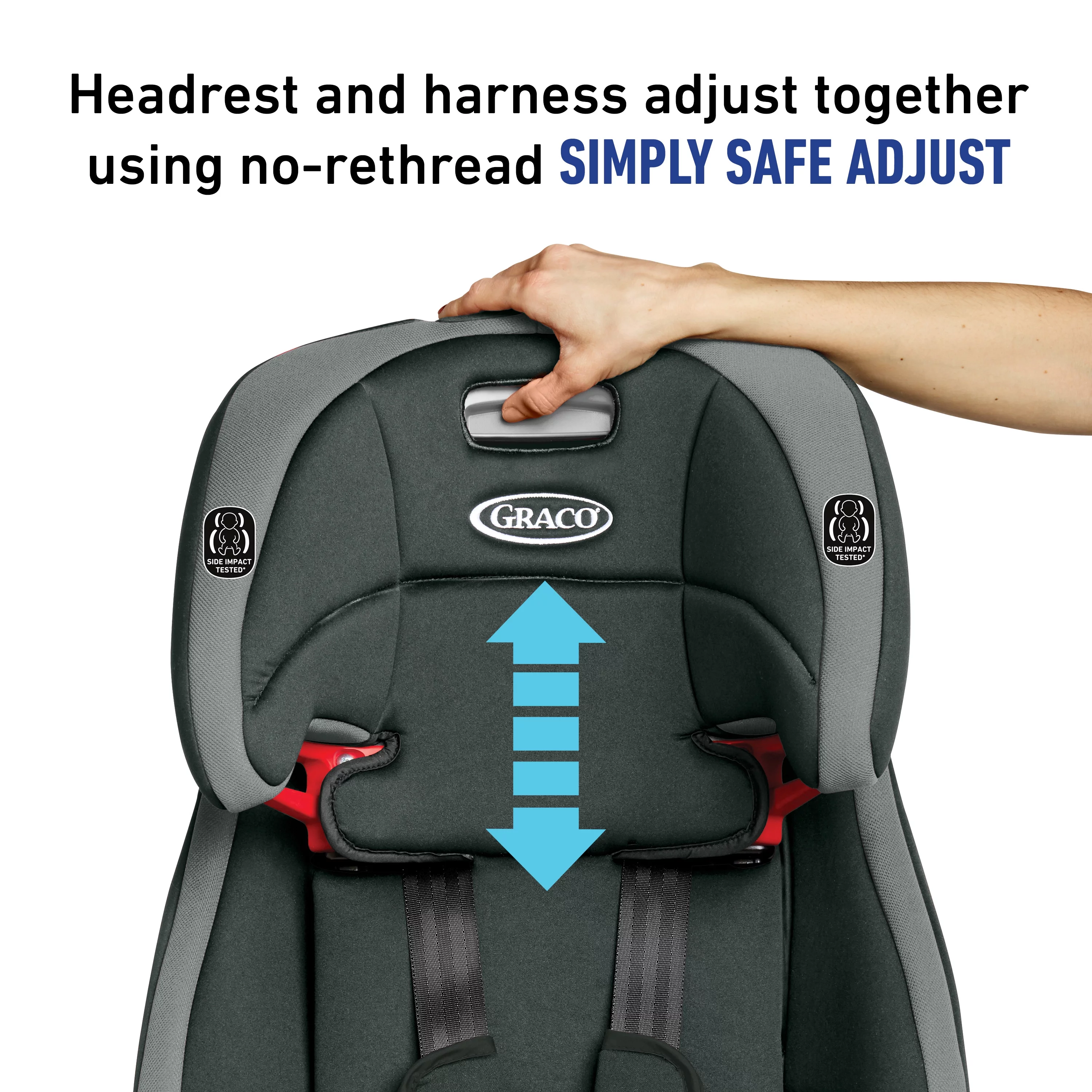 Graco? Wayz 3-in-1 Harness Forward Facing Booster Toddler Car Seat, Saville - Womvr