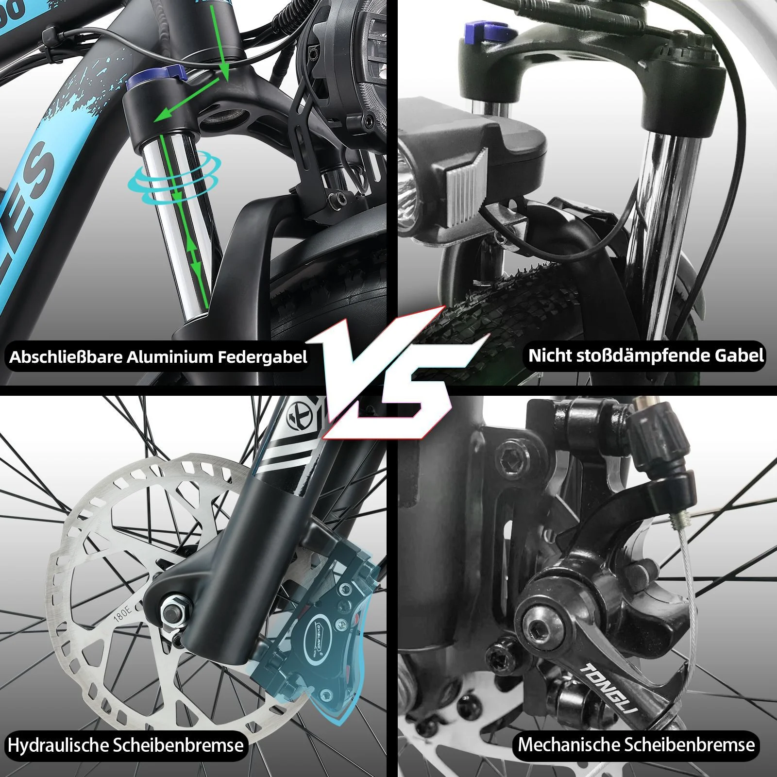 KETELES 1000W Electric Bike for Adults, 26