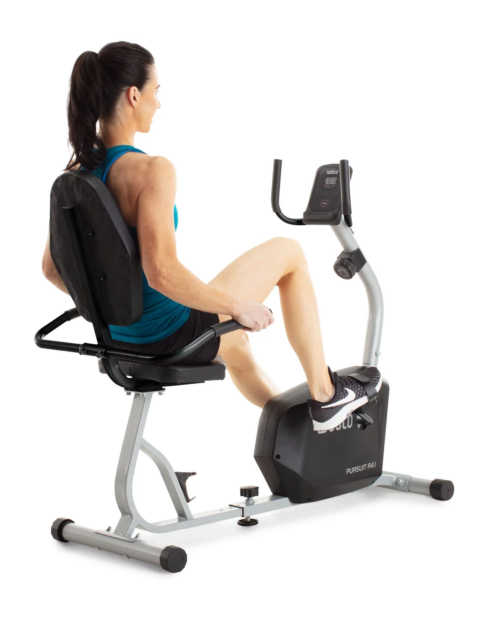 Weslo Pursuit R 4.1 Recumbent Exercise Bike with Inertia-Enhanced Flywheel - Womvr