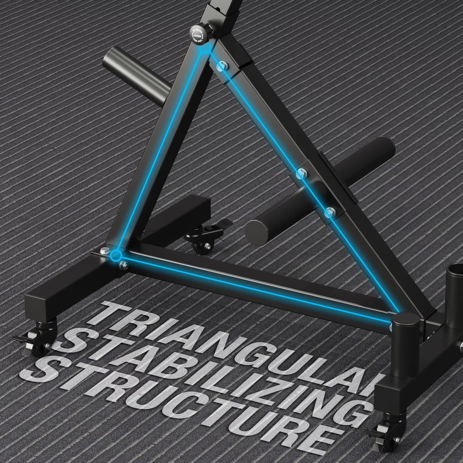 syedee Landmine Squat Attachment, Heavy-Duty T-Bar Row Machine with Viking Press, Fits 2-inch Olympic Barbell for Shoulder Press, Rowing - Womvr