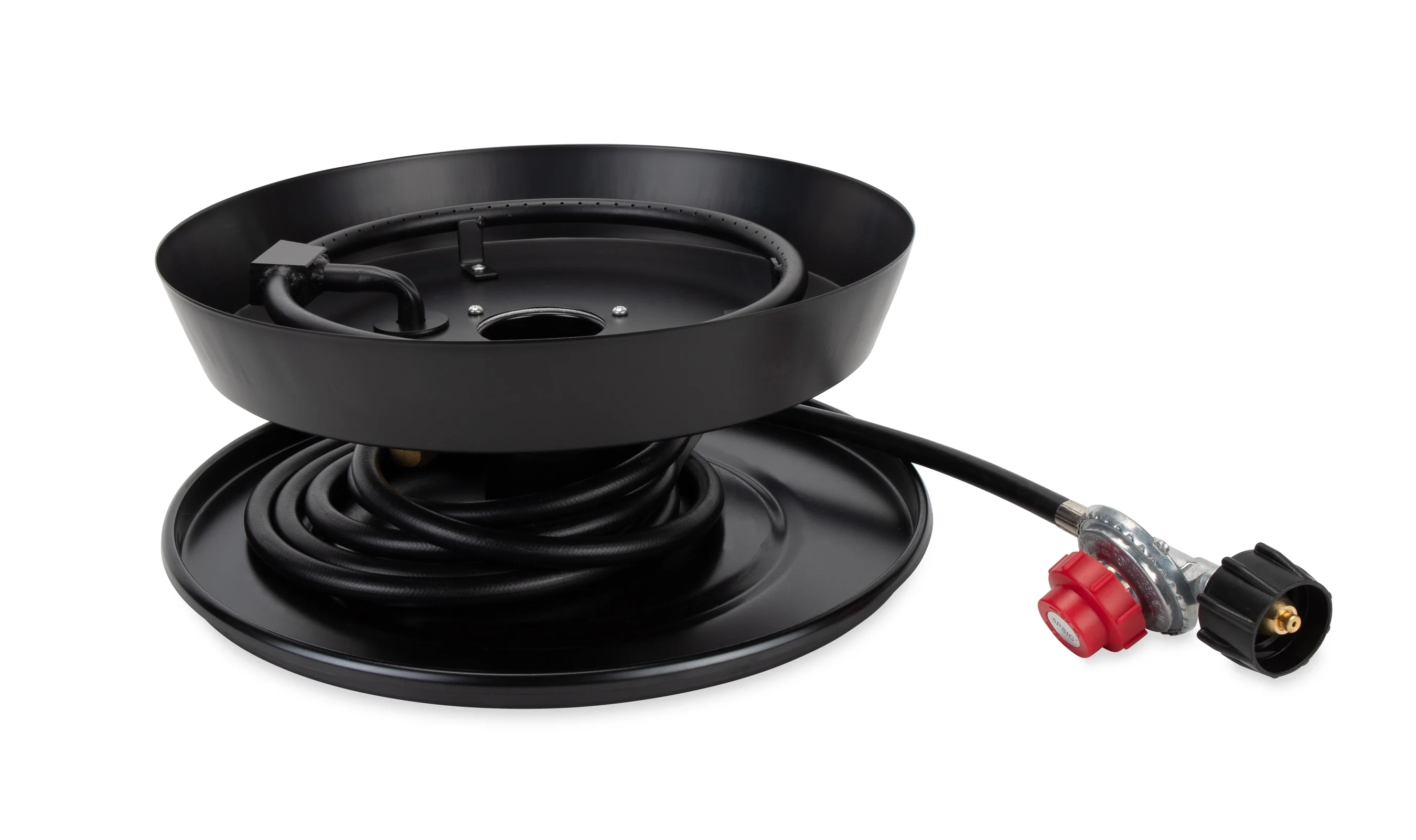 Camco 58035 Big Red Campfire, Approved for RV Campgrounds, Includes 10-Foot Propane Hose - Womvr