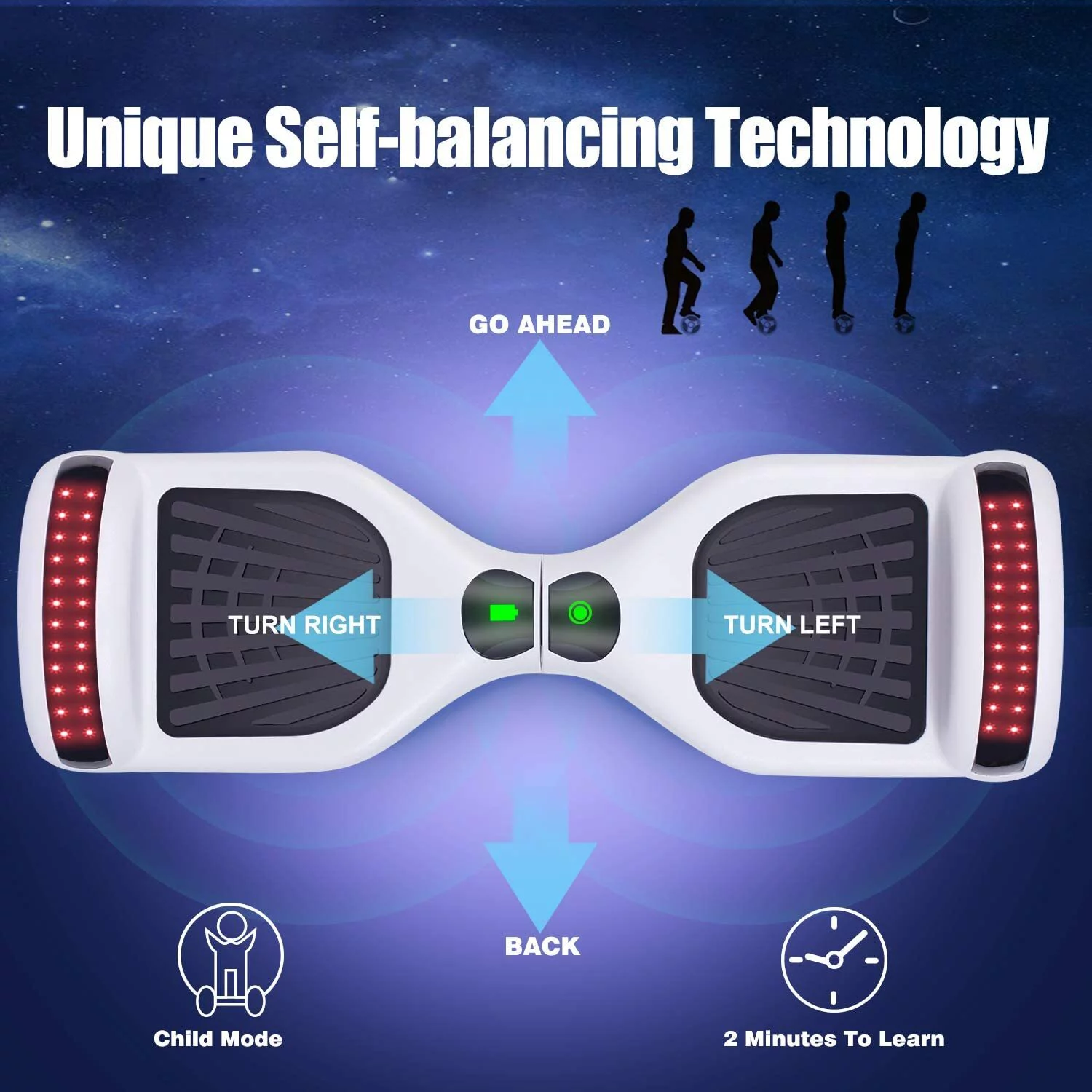 LIEAGLE Bluetooth Hoverboard 6.5