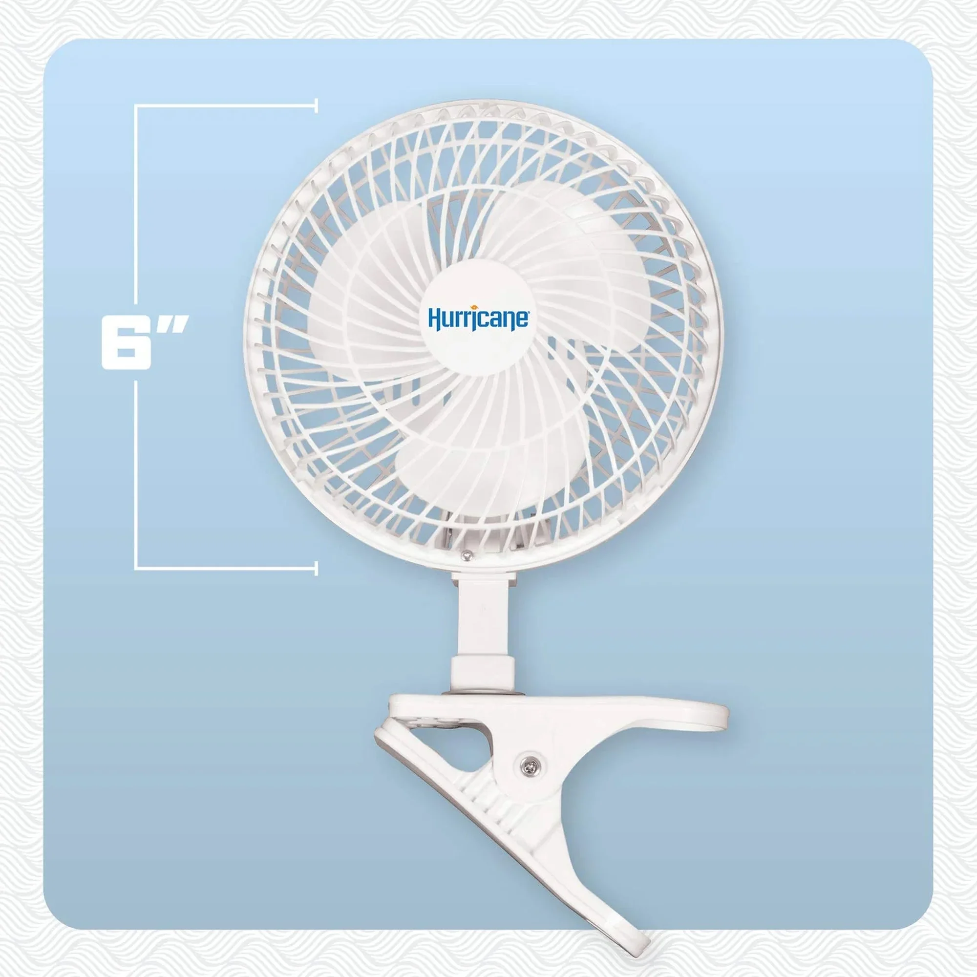 Hurricane Supreme 18 Inch Oscillating Wall Mount Fan, White - Womvr