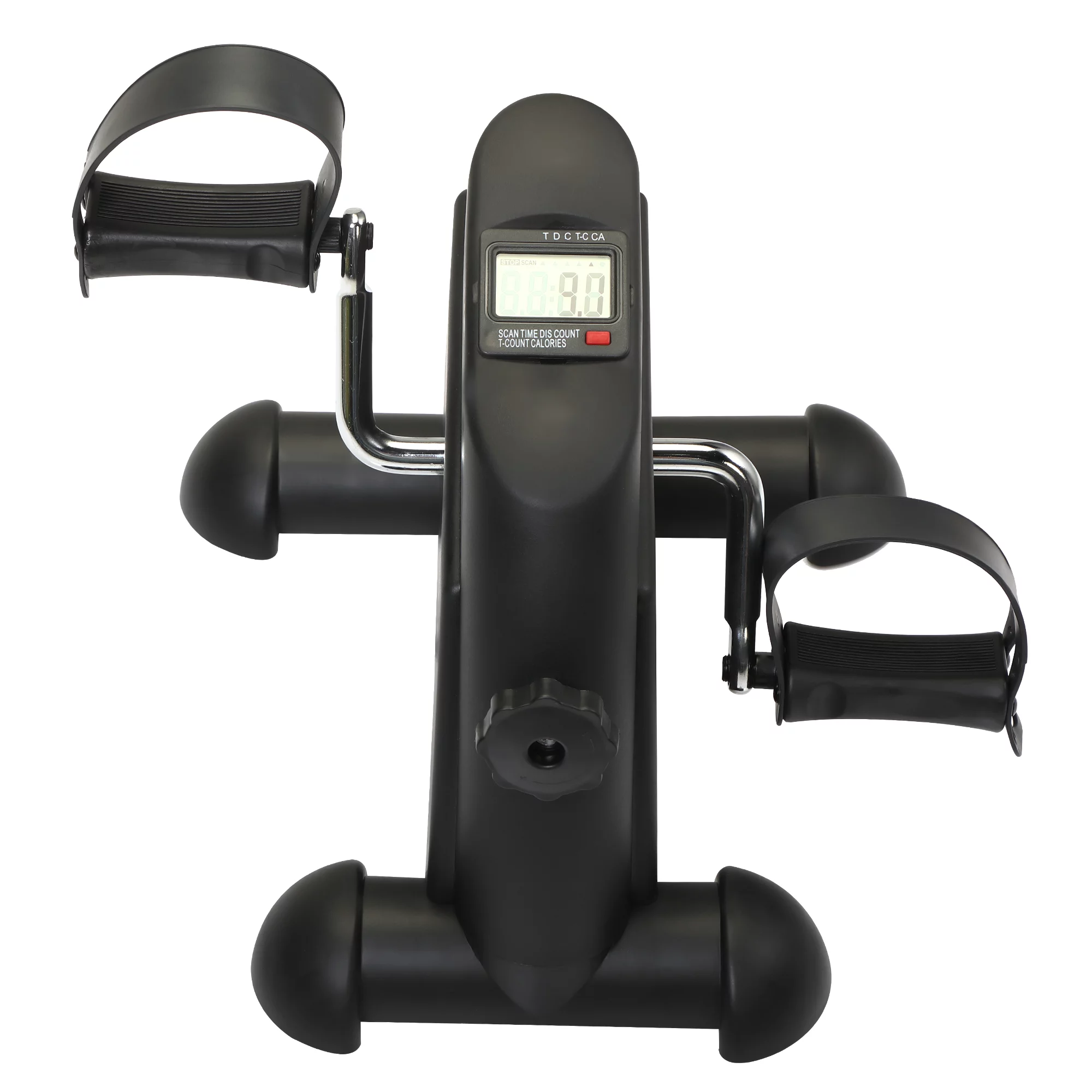 Sandinrayli Portable Mini Under Desk Stationery Pedal Exercise Bike with LCD Display, for Arms, Legs, Physical Therapy, Home Office Workout, Black - Womvr