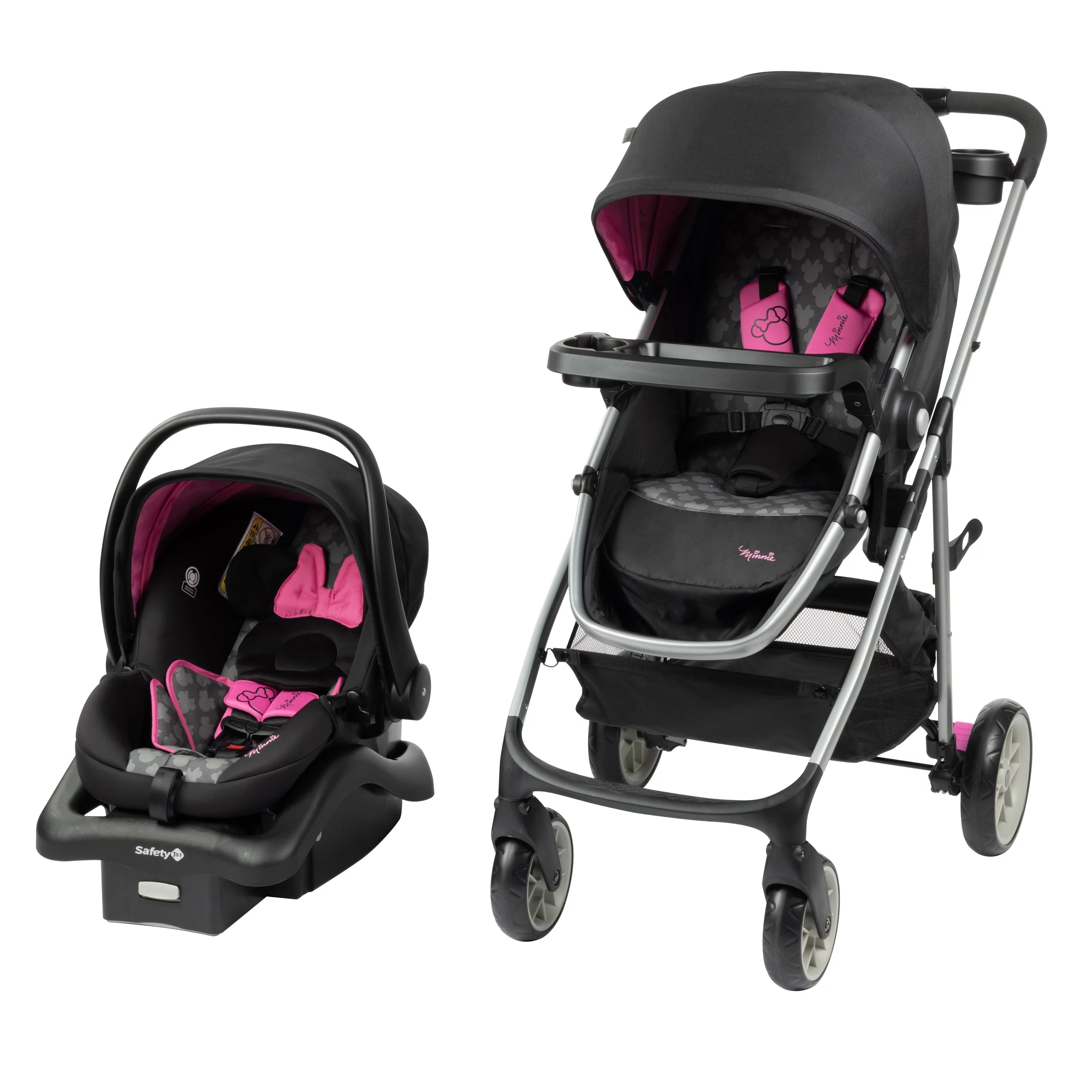 Disney Baby Minnie Mouse Grow and Go Modular Travel System, Simply Minnie - Womvr