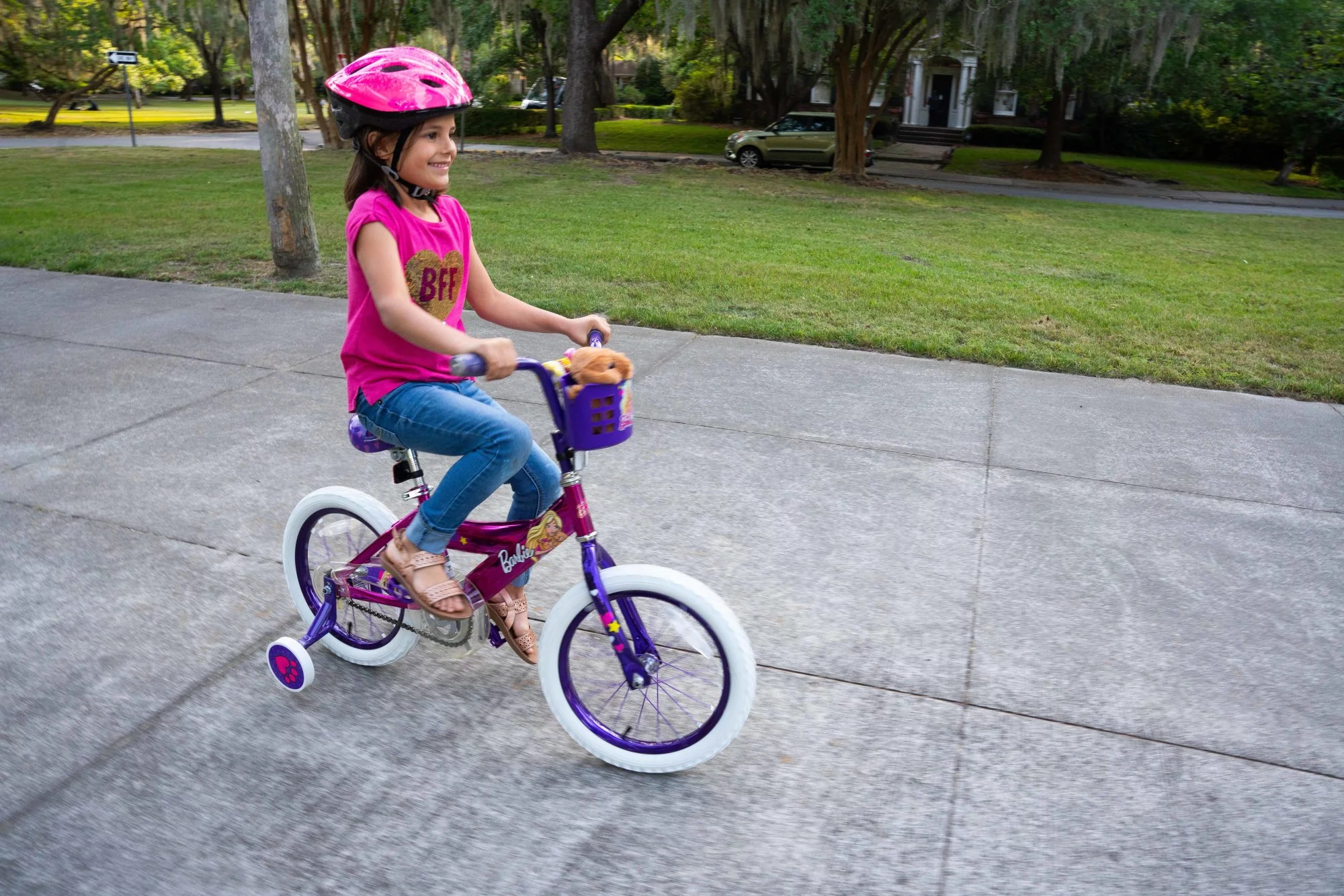 Dynacraft Barbie 16-inch  BMX Bike for Age 5-7 Years - Womvr
