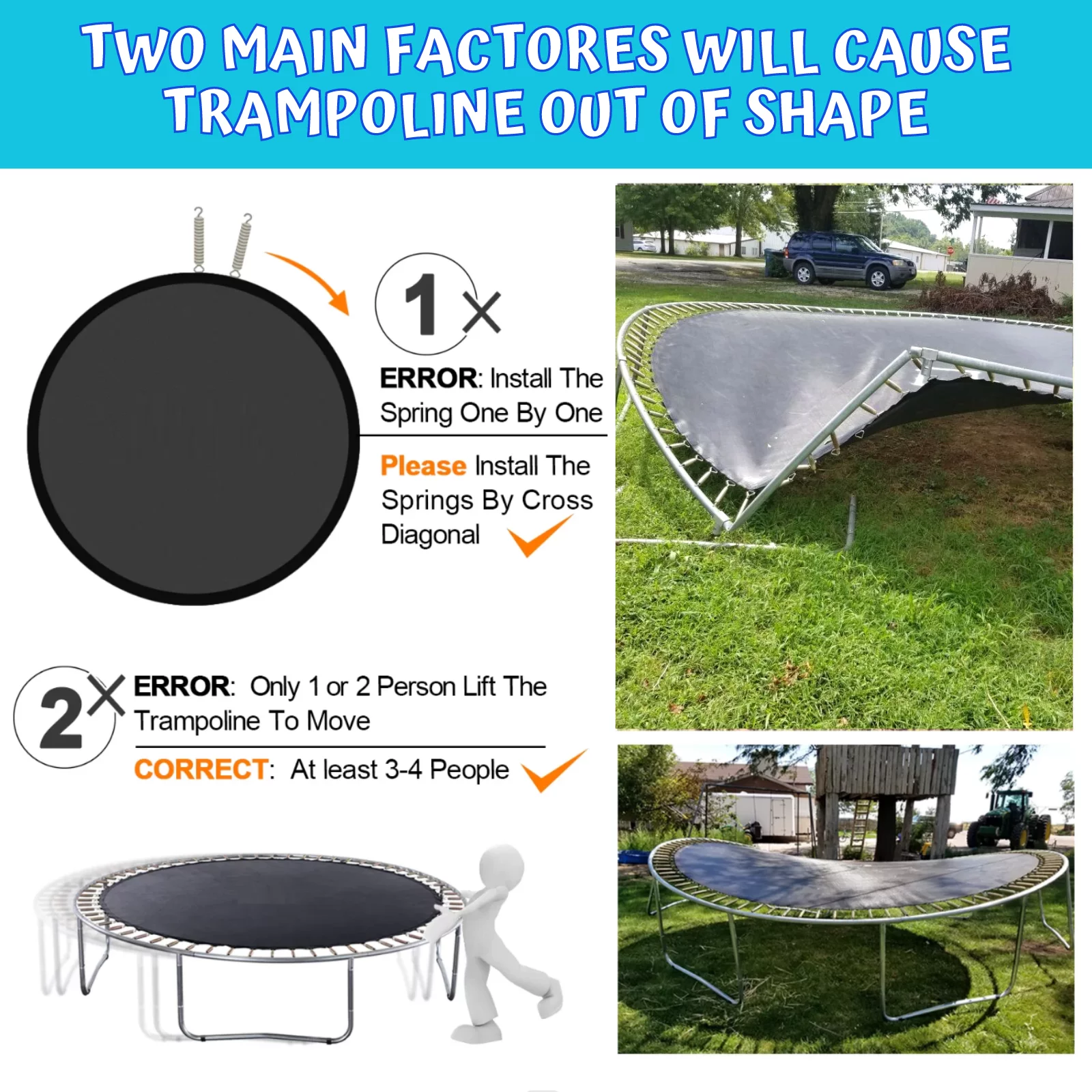 16FT Trampoline for 8-9 Kids Adults with Basketball Hoop, Ladder, Light, Sprinkler, Socks, Outdoor Heavy Duty Recreational Trampoline - Womvr