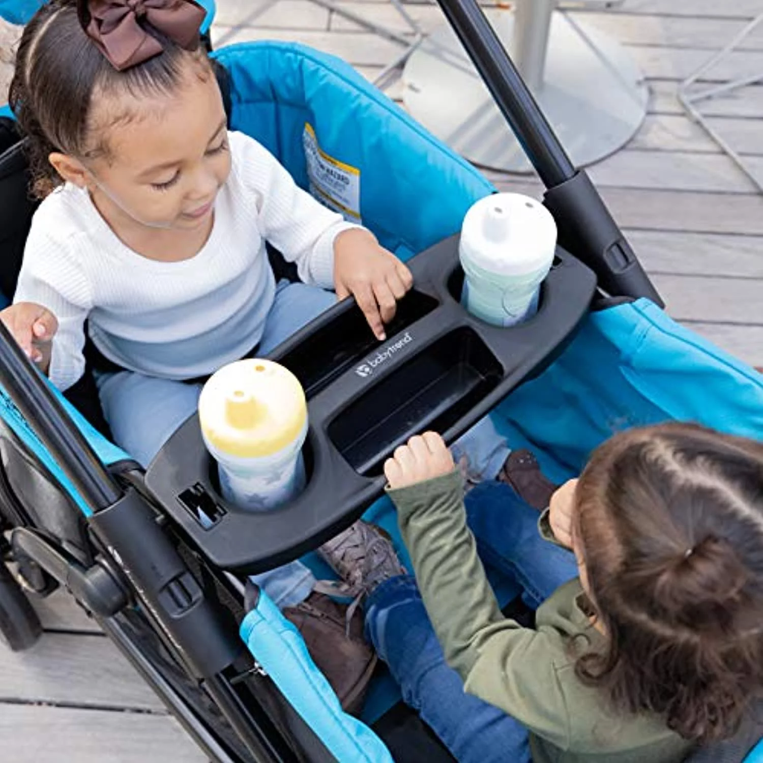 Baby Trend Expedition Plus 2-in-1 Stroller Wagon, Solid Print Black - Womvr
