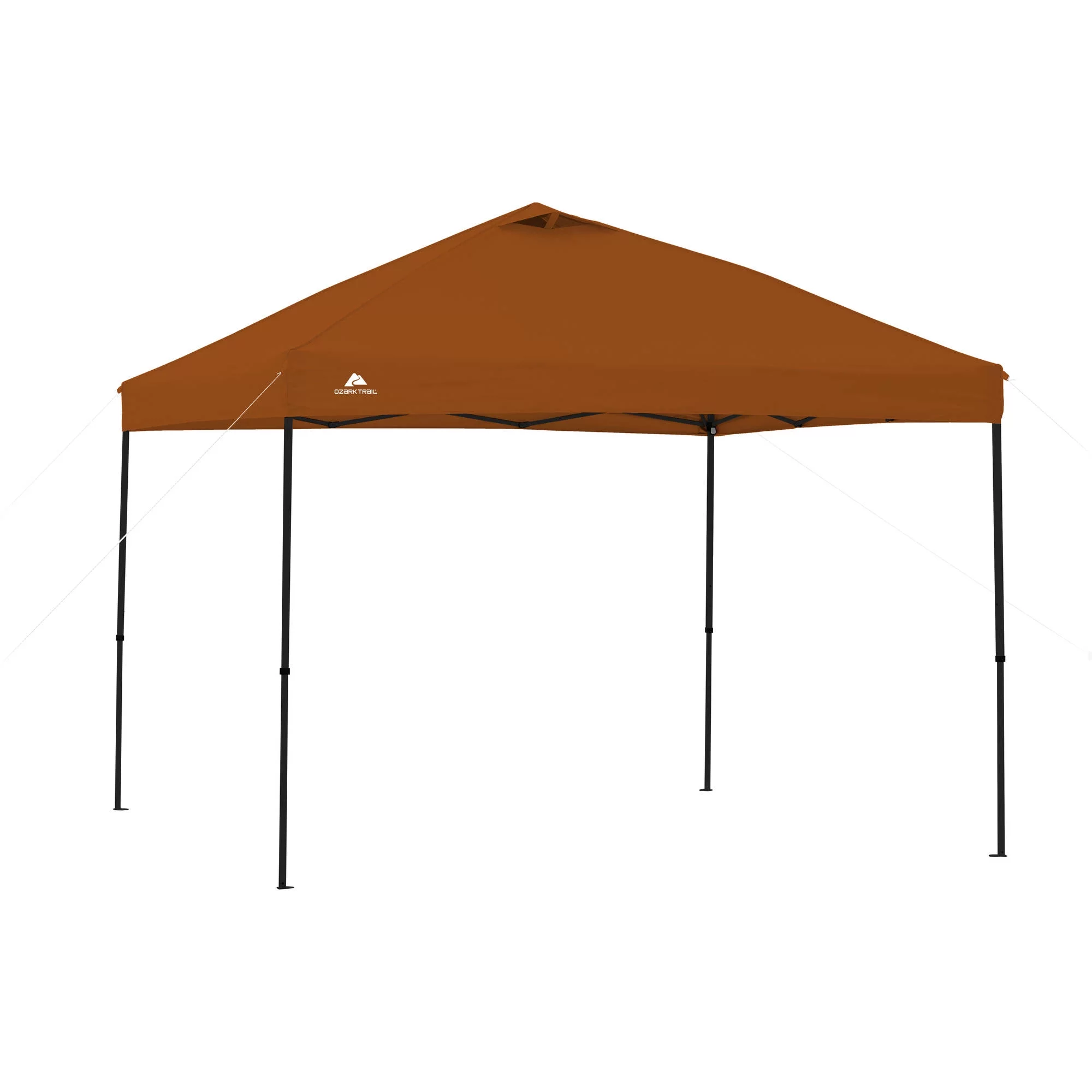 Ozark Trail Simple Push Straight Leg Instant Canopy, White, 10 ft x 10 ft - Womvr