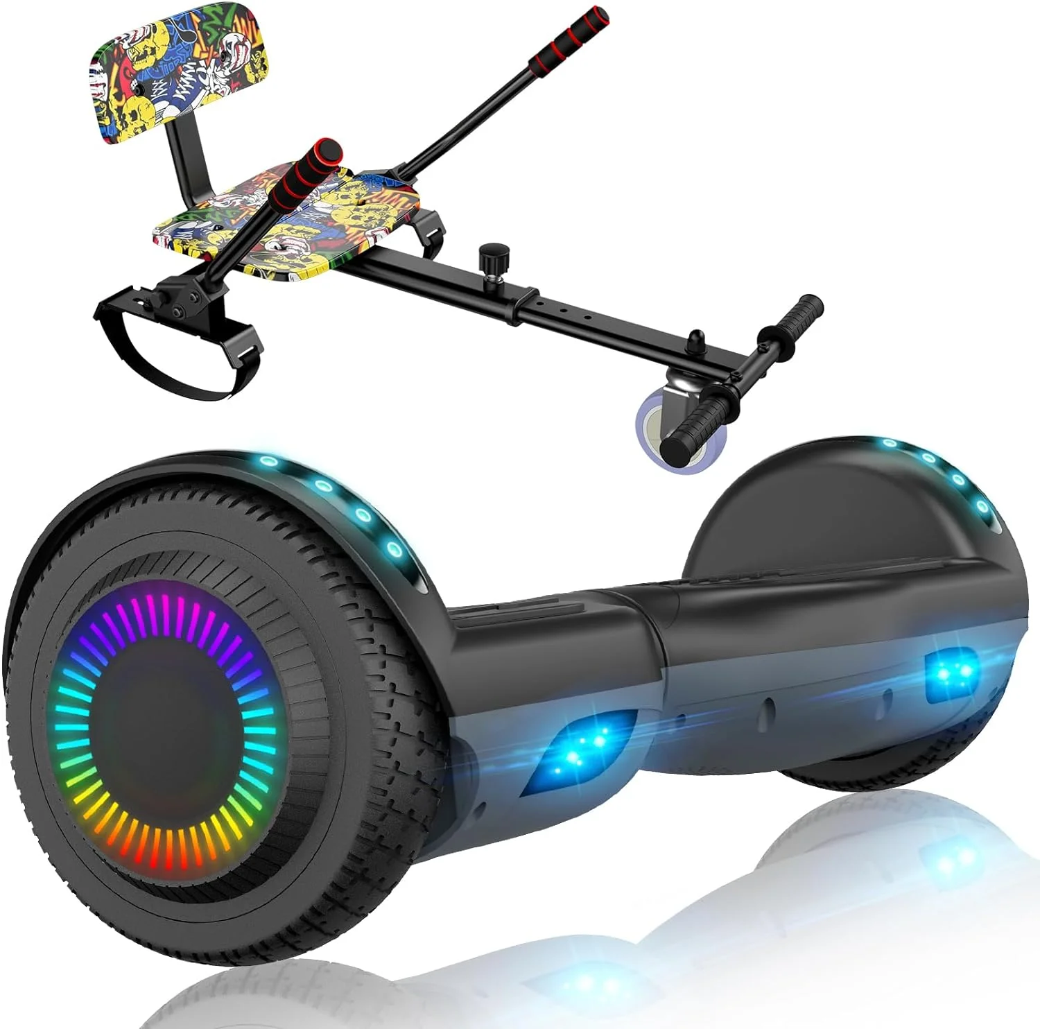 JOLEGE Hoverboard Go Kart Combo, 6.5