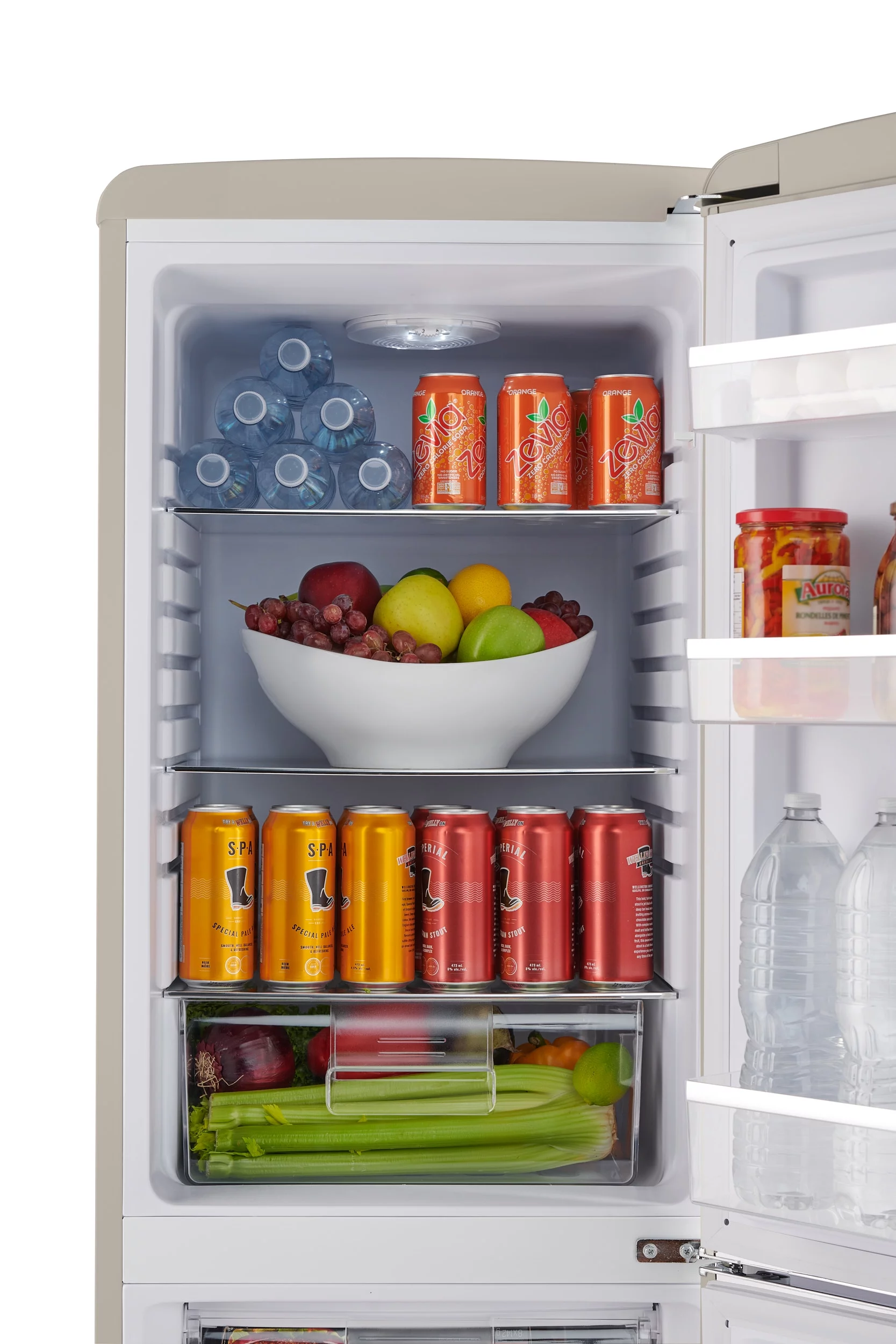 iio 7 cu. ft. Retro refrigerator with bottom freezer - Womvr