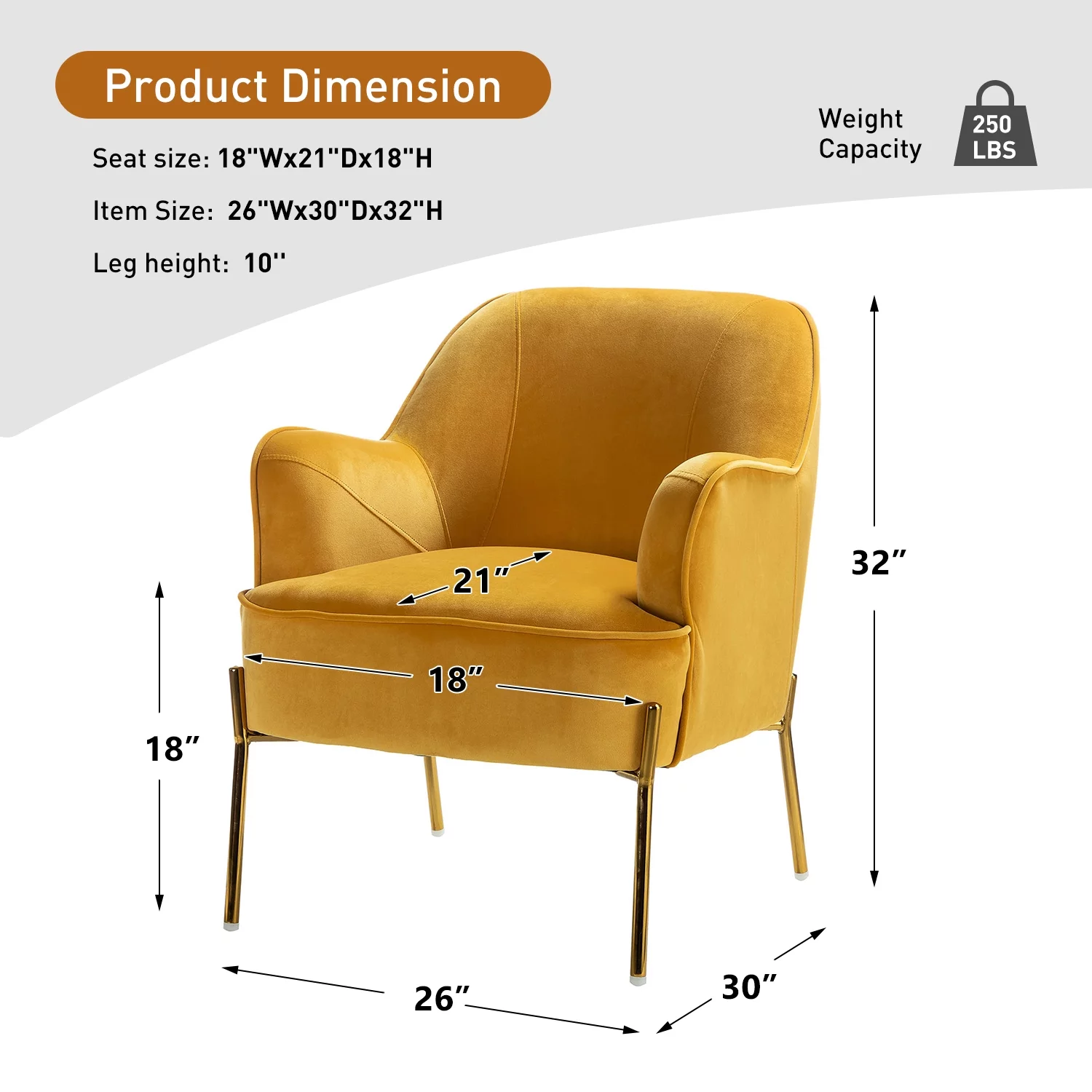 Velvet Upholstered Accent Chair Metal Legs Curved Backrest Lounge Home Armchair Bedroom Adult Pink - Womvr